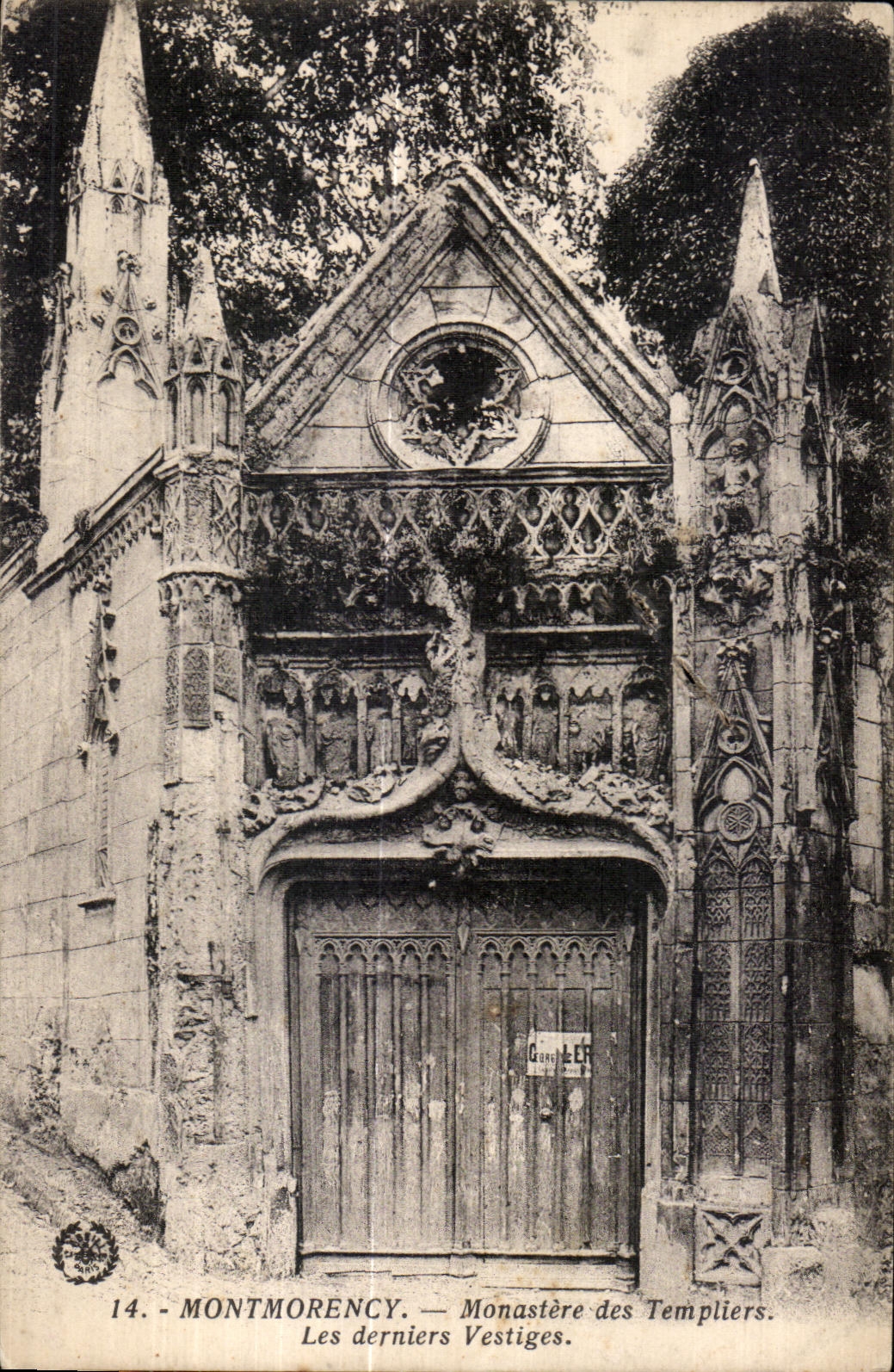Monasterio de CPA Montmorency de los vestigios pasados de Templiers