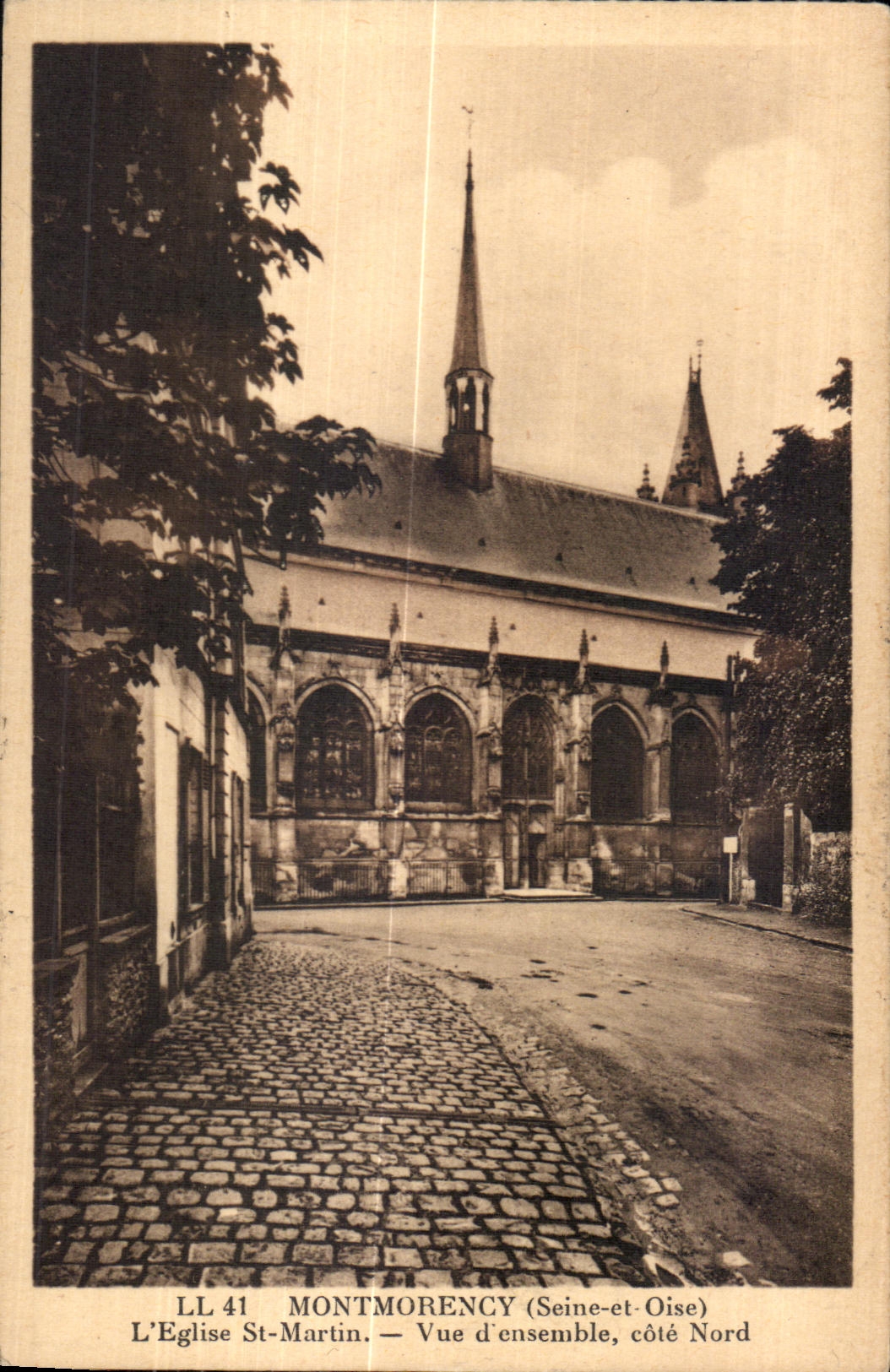 CPA Montmorency (the Seine and Oise) Church St Martin Vue unit dimensions Northern