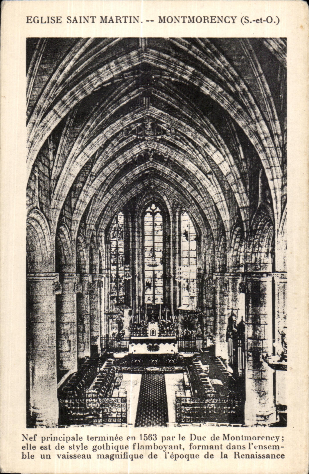 CPA Eglish Saint Martin Montmorency (S and-O)