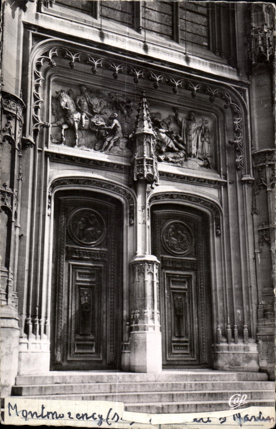 CPA Montmorency Gate St Martin (XVI E century)