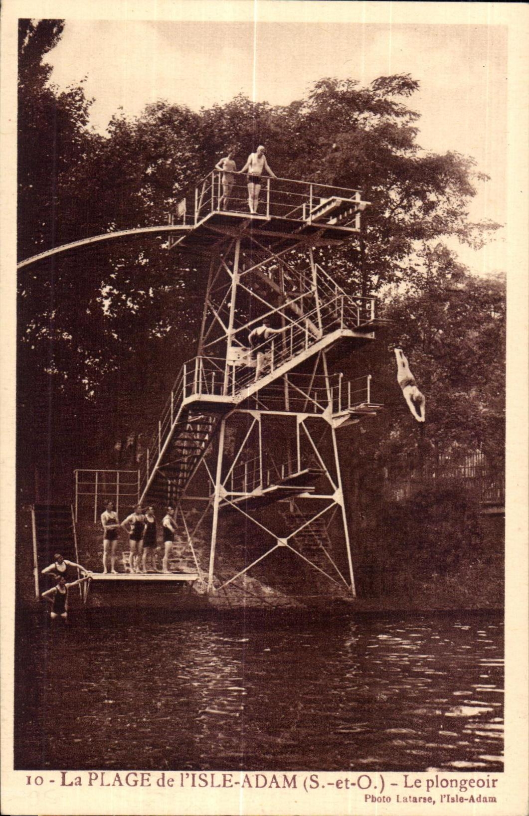 CPA la playa de la isla AdAn (S y O) el tablero de salto