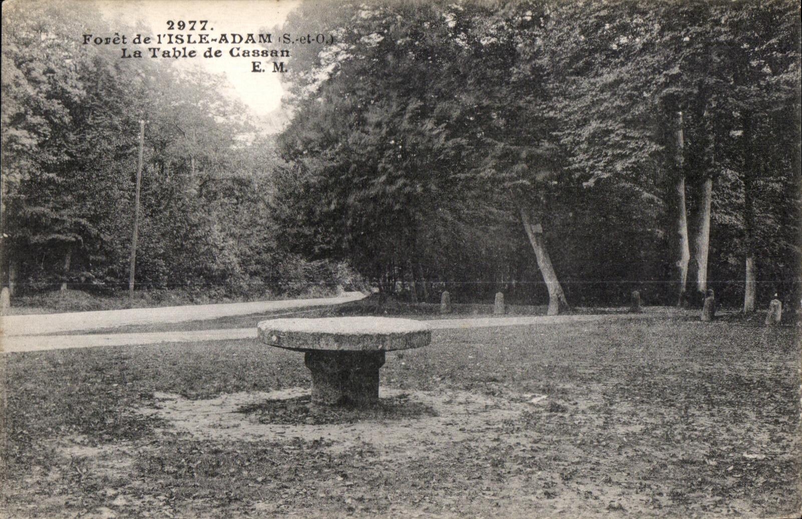 Taladro de CPA de la isla AdAn (S y O) la tabla de Cassan