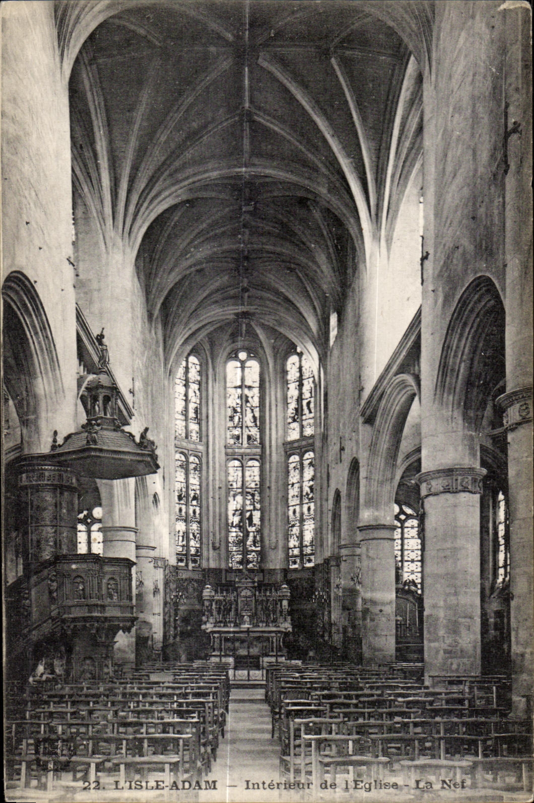 Isla AdAn Interieur de CPA de la iglesia de I el cubo