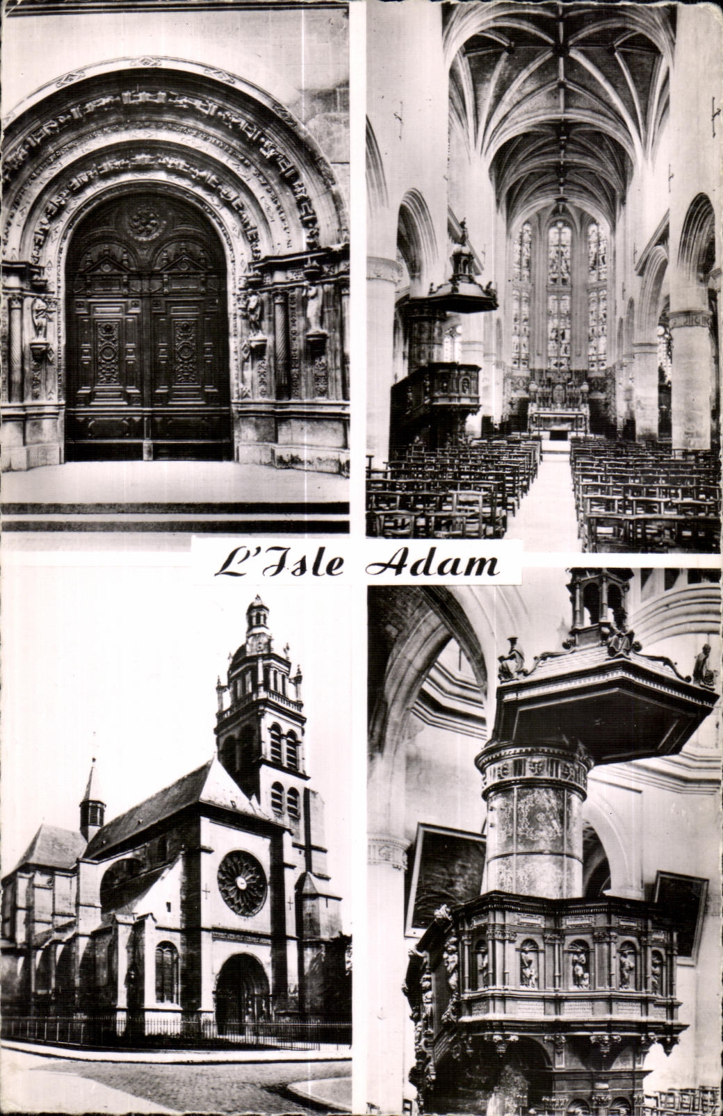 Isla AdAn Portail de CPSM del interior de la iglesia de I de la iglesia de I Facde del pulpito de la iglesia de I de la iglesia de I