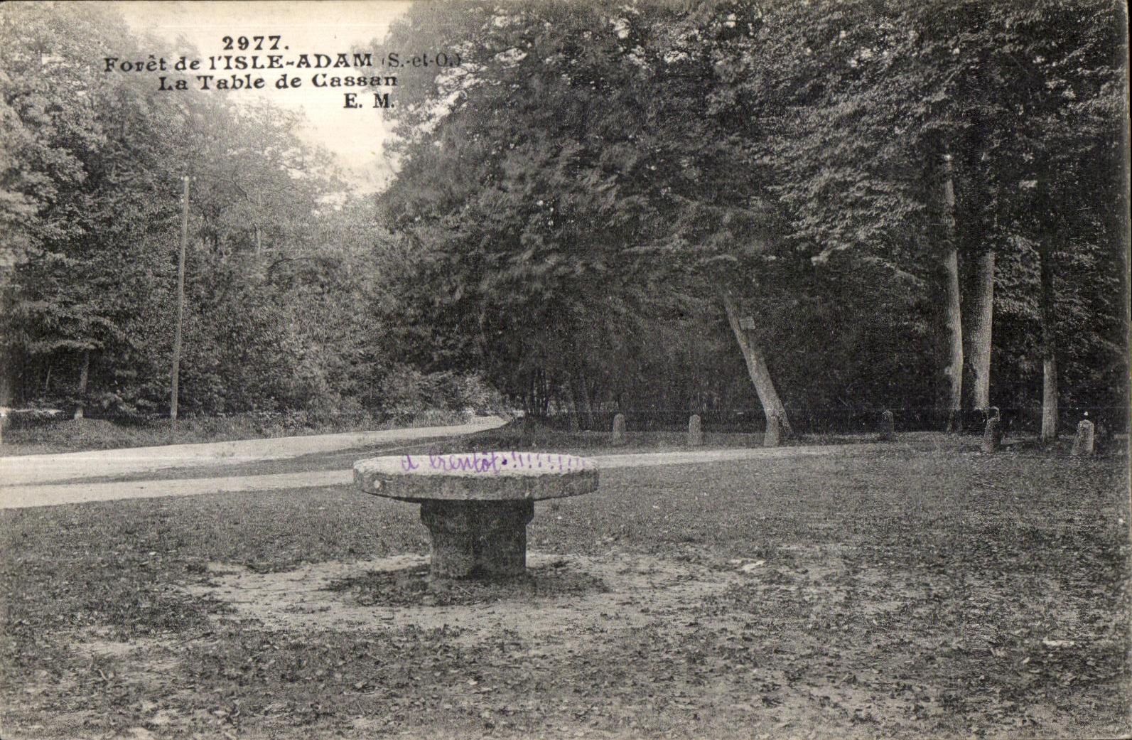 Taladro de CPA de la isla AdAn (S y O) la tabla de cassam