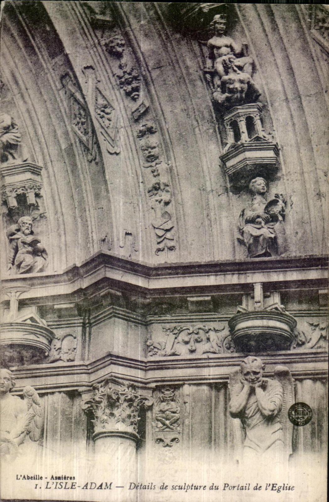 Detalles de AdAn de la isla de CPA de la escultura de la puerta de la iglesia de I