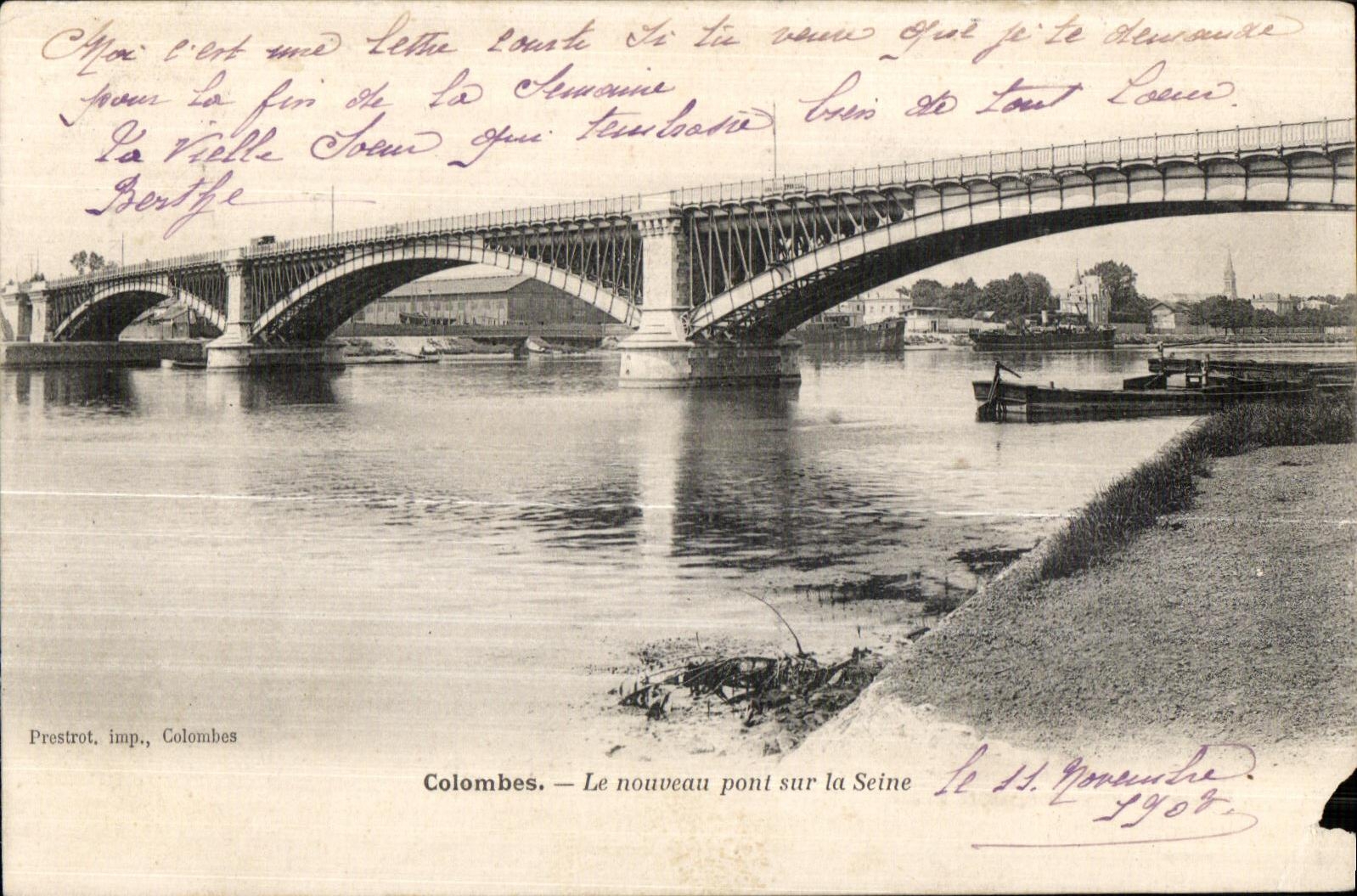 Palomas de CPA el nuevo puente en Scine