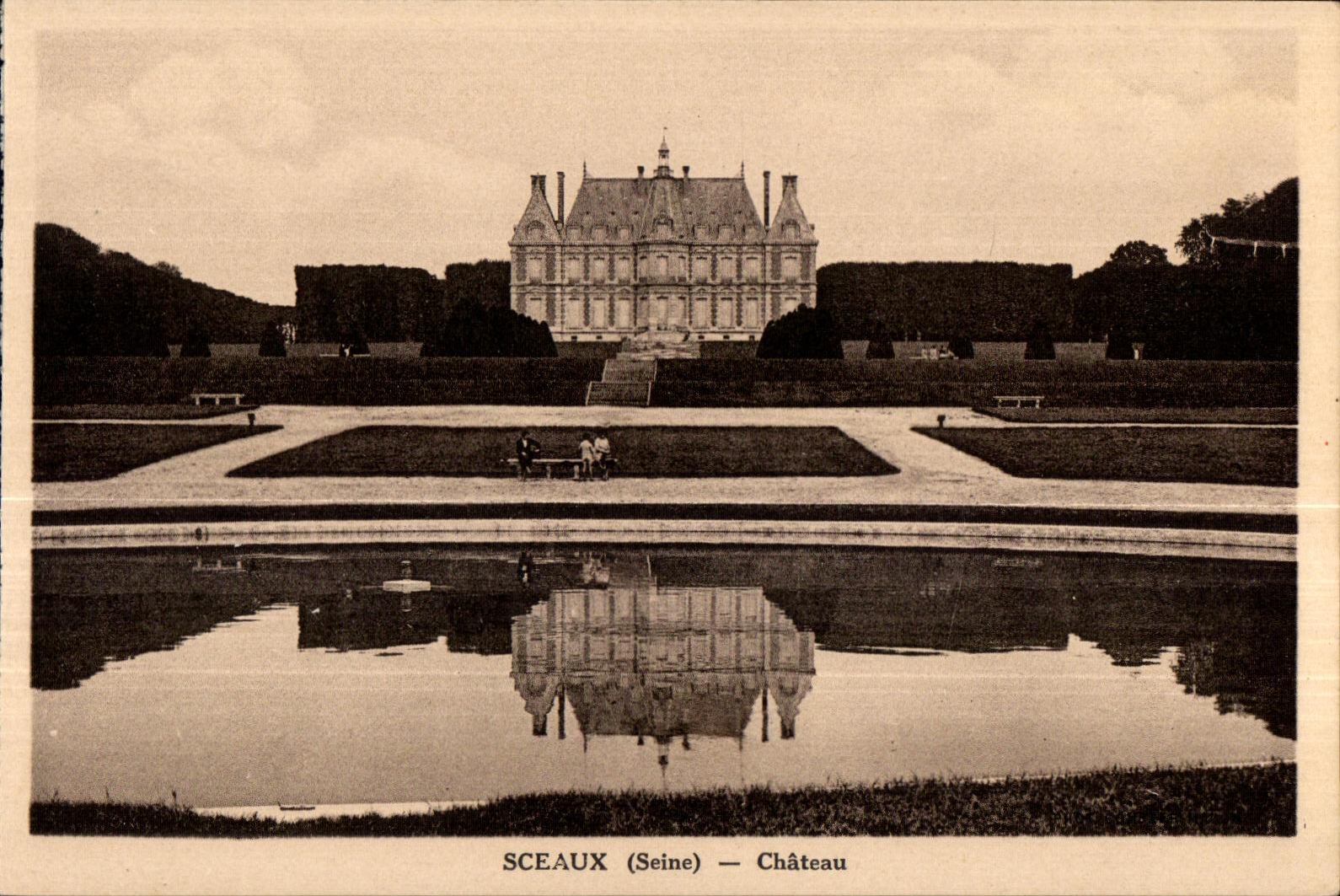 CPA sella el castillo (del Seine)