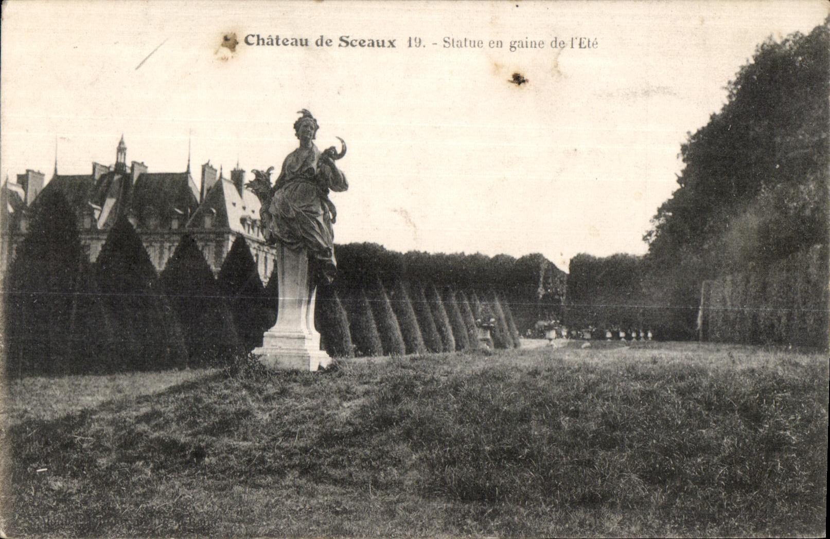 CPA Seals Castle Of Statue out of Sheath Of Be