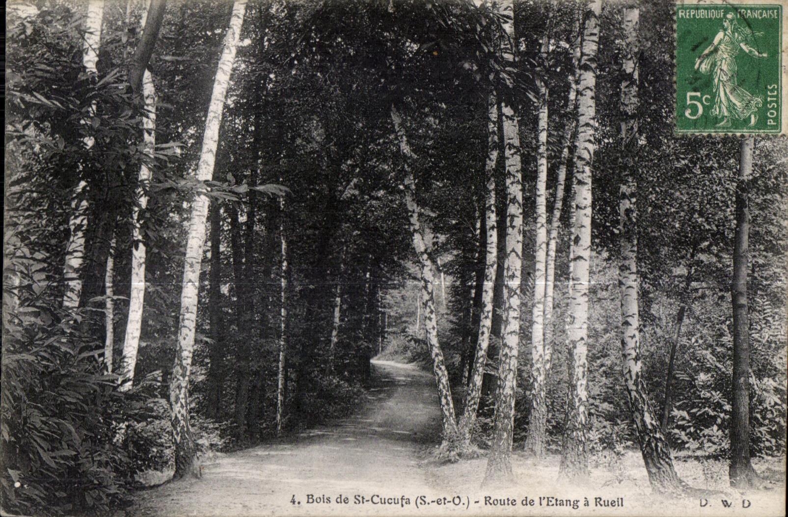 CPA Bois Of St Cucufa Route Of I Pond has Rueil