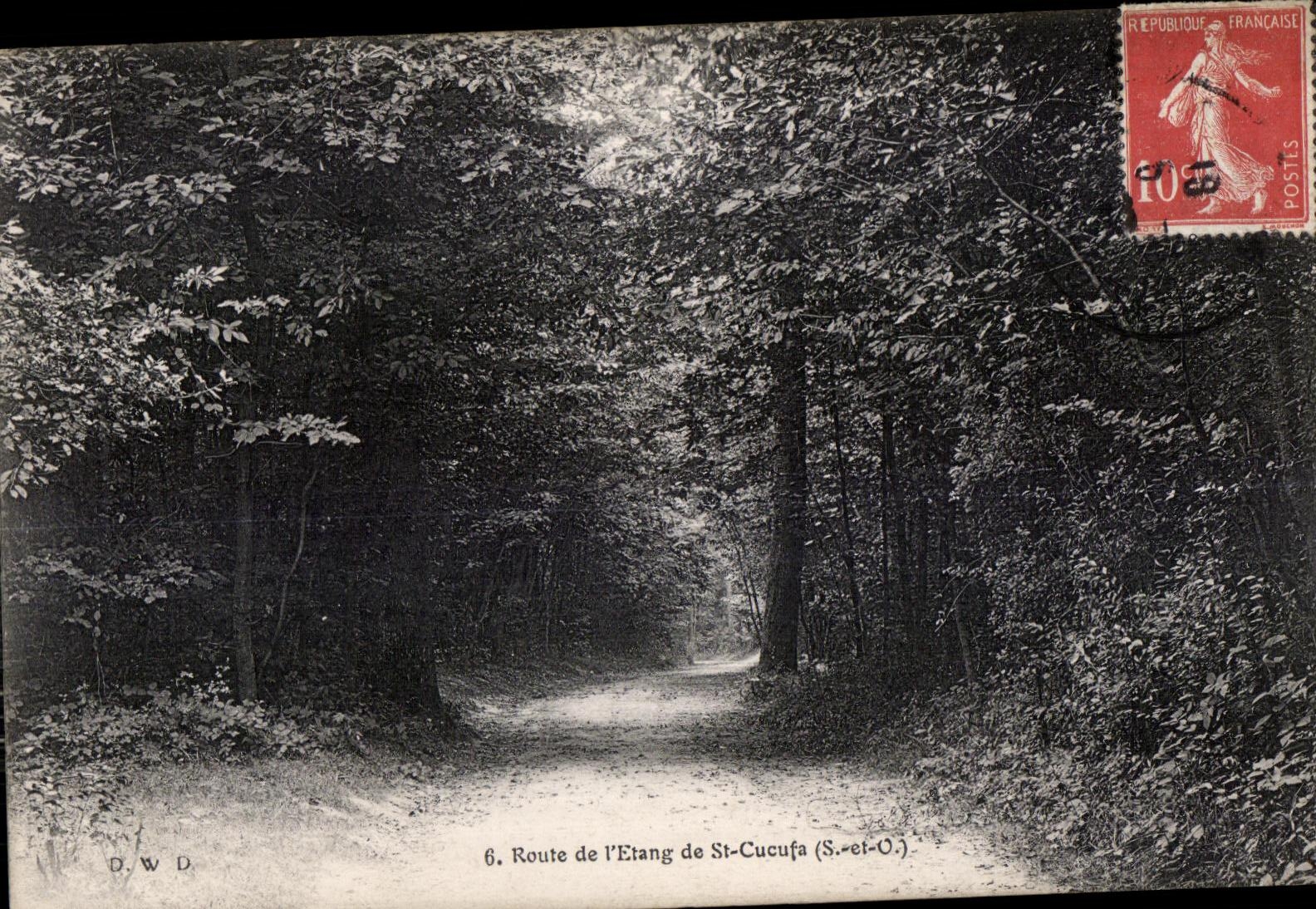 CPA Road Of I Pond Of St Cujcufa