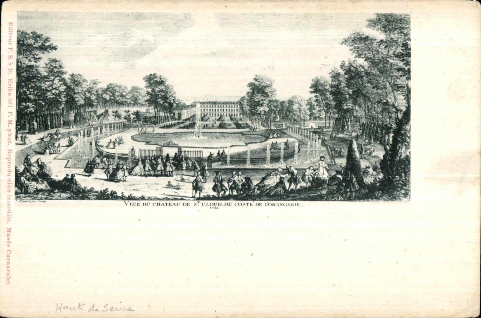 CPA Vue de Chateau de SAint Cloud