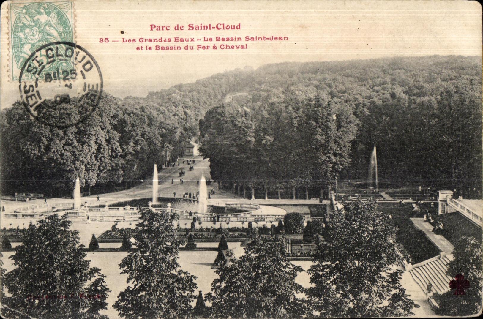 CPA Saint Cloud Large Water the Basin Saint Jean