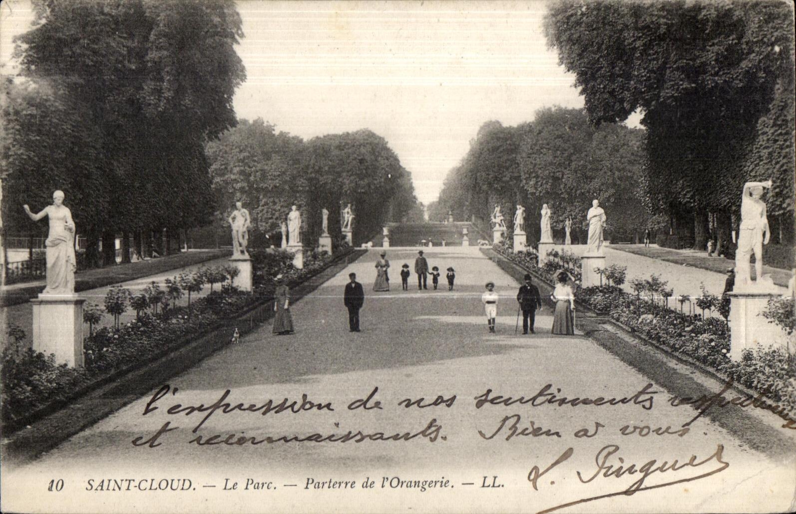 CPA Saint Cloud Le Parc Parterre de l Orangerie