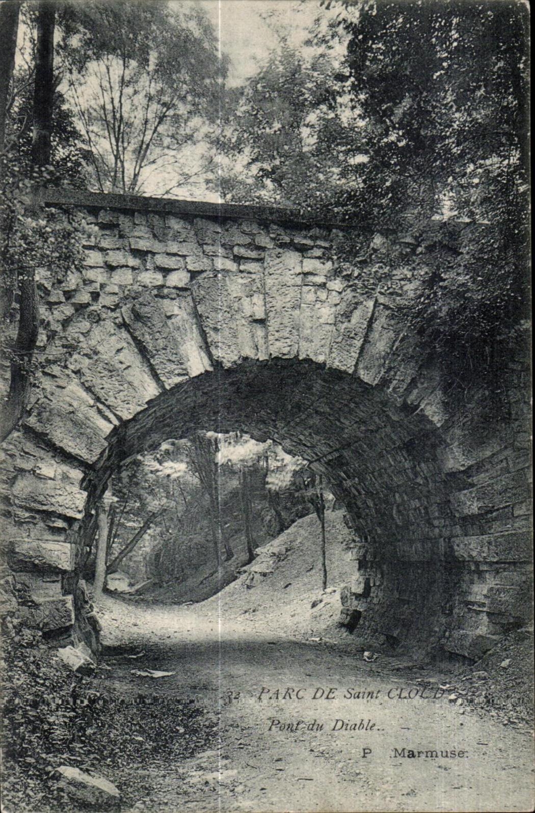 CPA Park of Saint Cloud Bridge of Devil