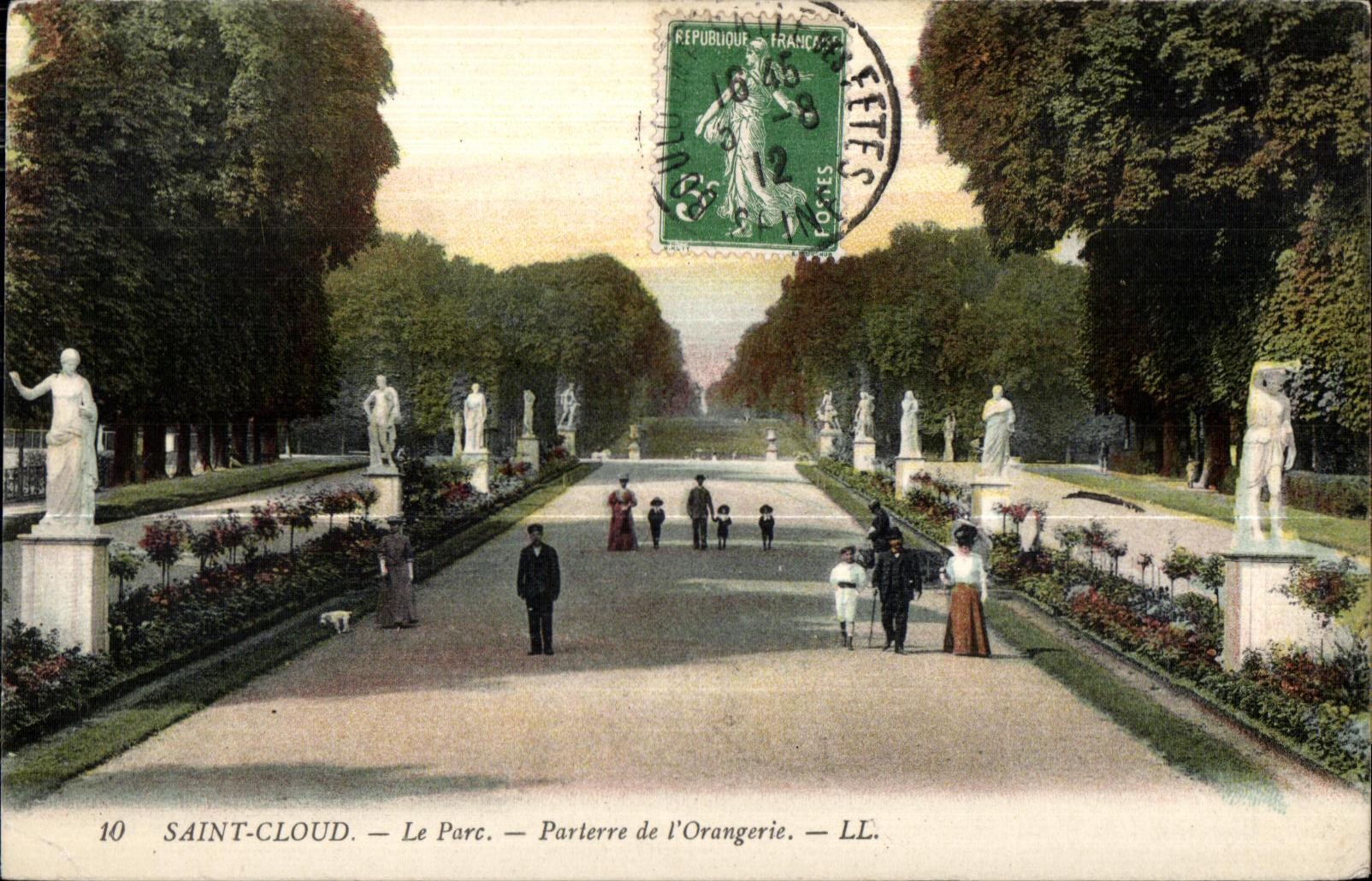 CPA Saint Cloud Le Pare Parterre de l Orangerie