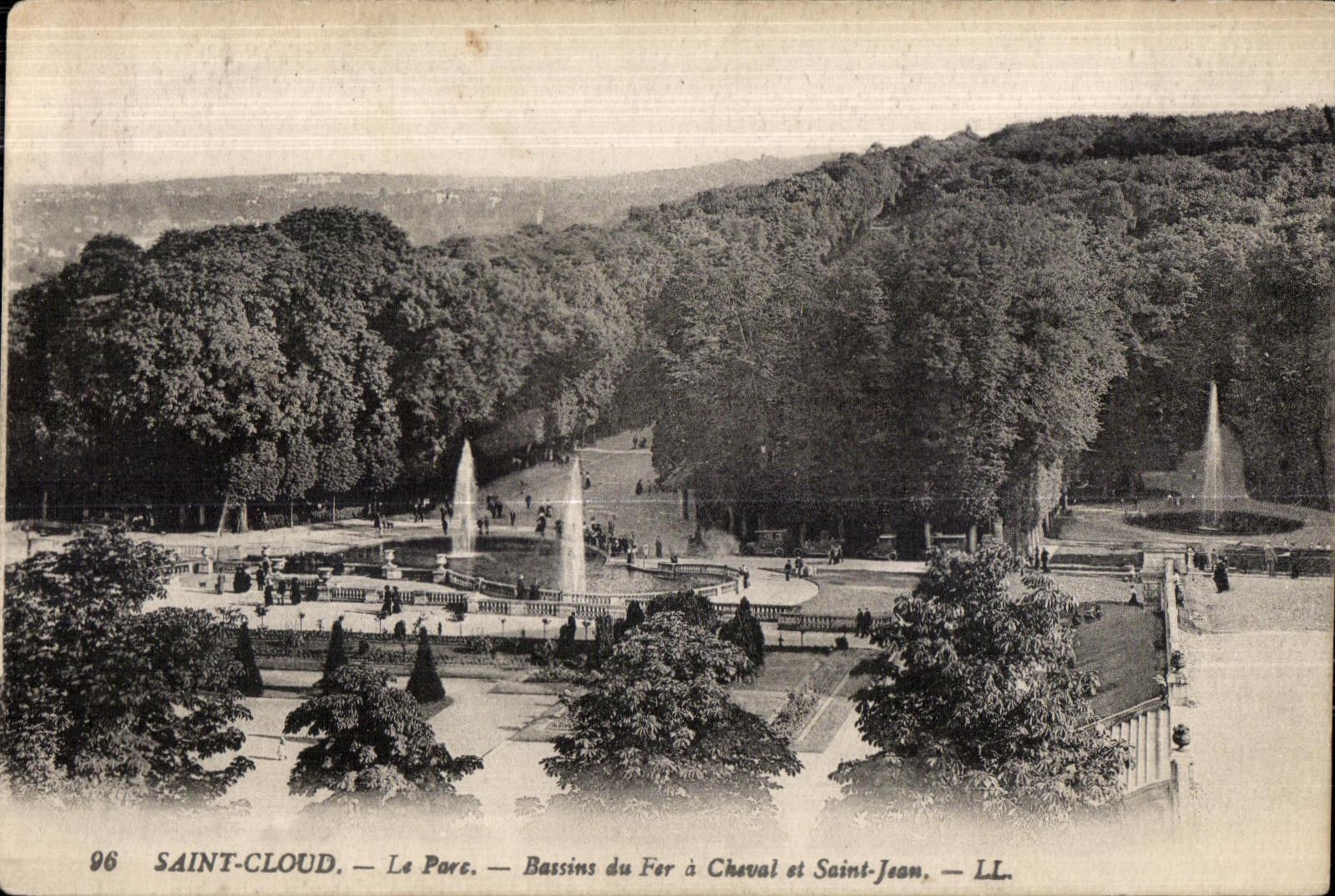 CPA Saint Cloud La Pare Bassins du Fer a Cheval et Saint Jean