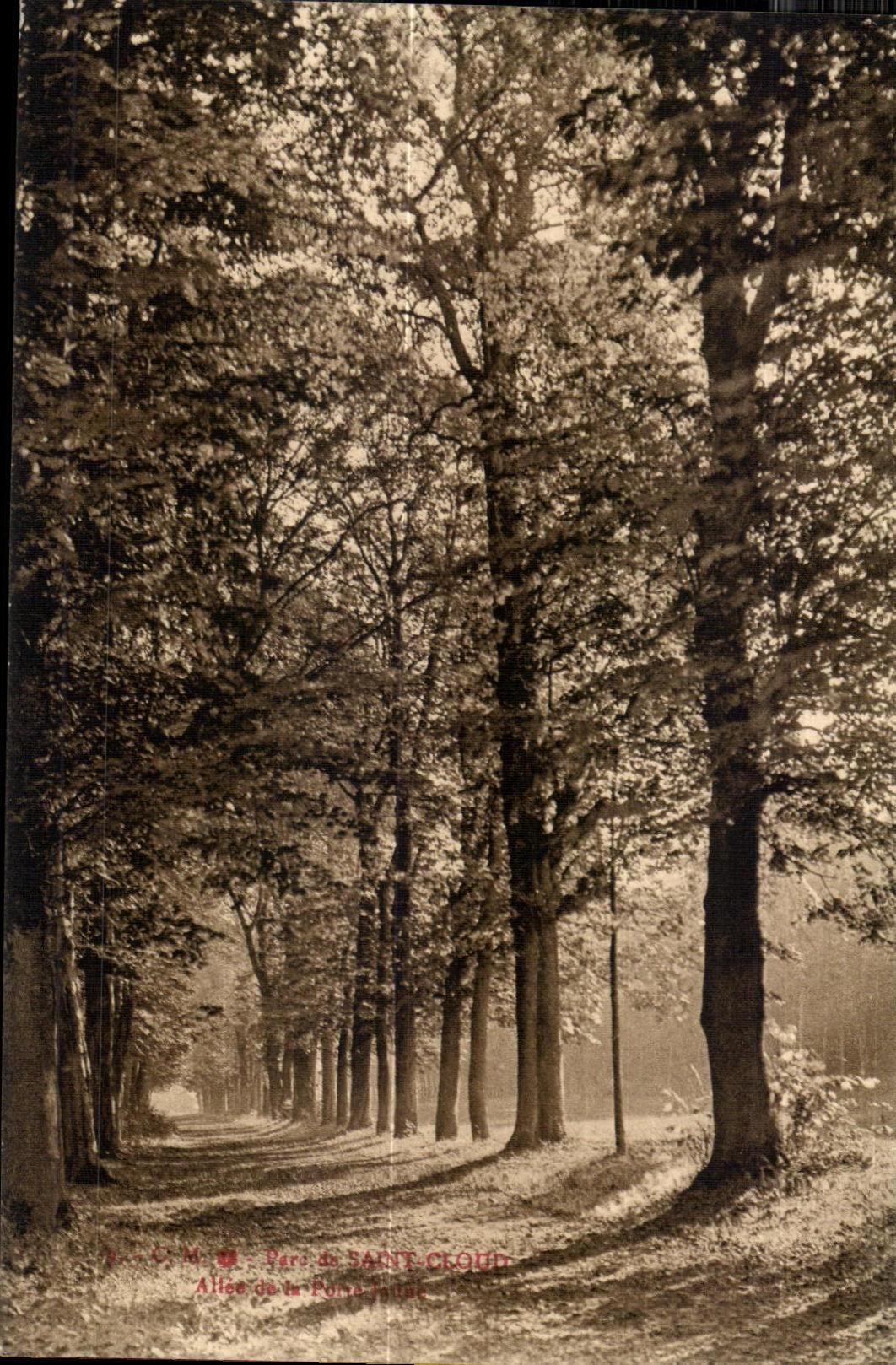 CPA Saint Cloud Allee de Parc