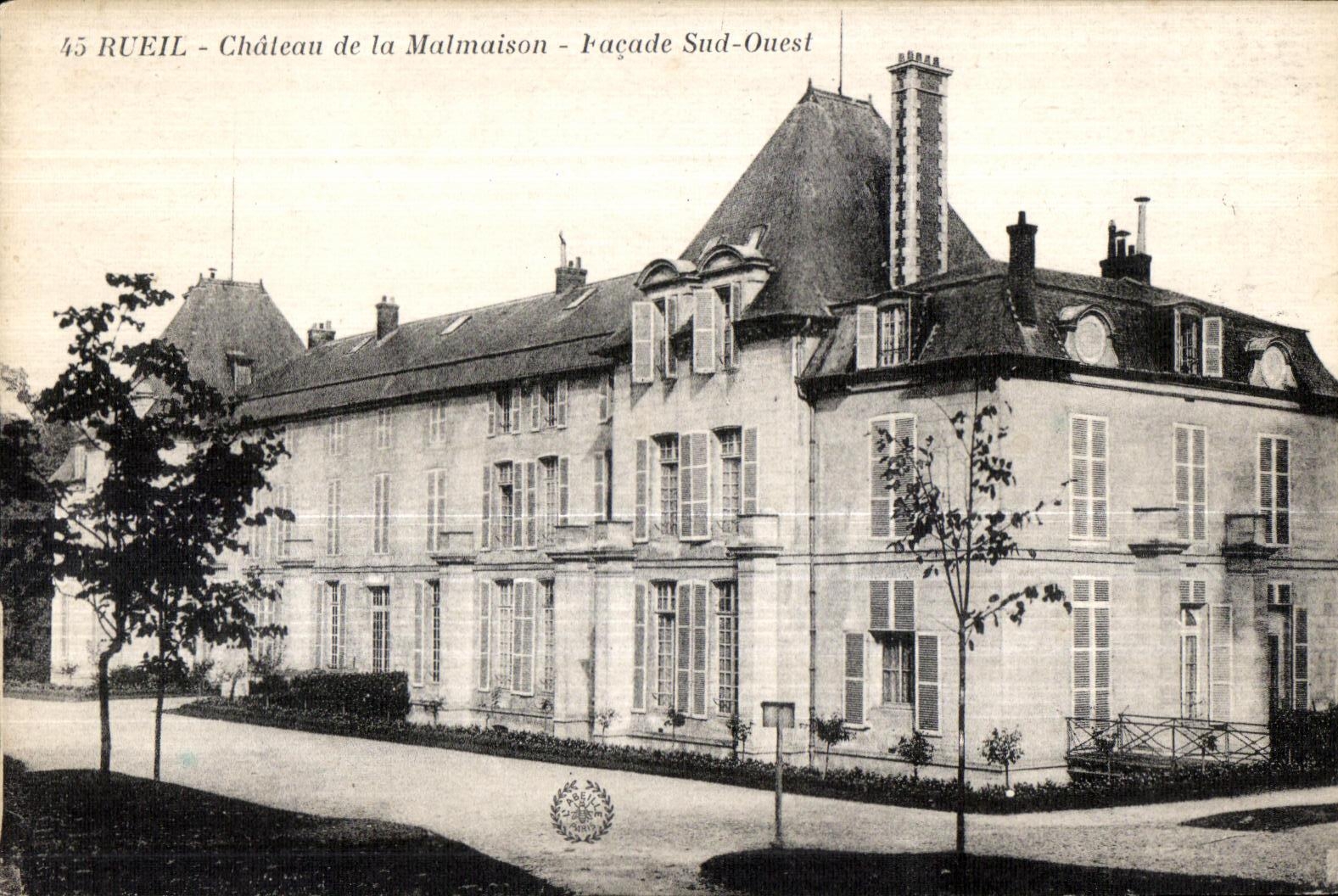 CPA RUEICastle Of Malmaison Western Southern Frontage