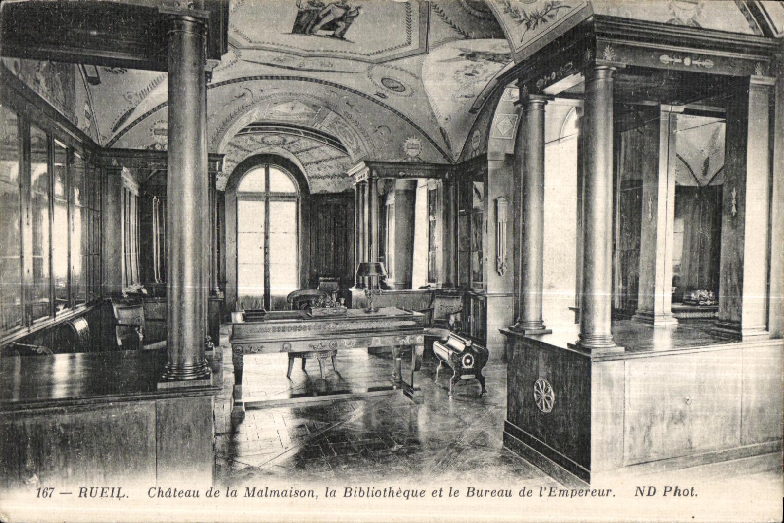 CPA Rueil Castle of Malmaison the Library and the Office of Emperor