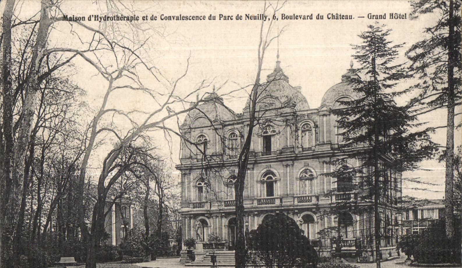 CPA Maison d Hydrotherapie st de Convalescence du Parc de Neuilly