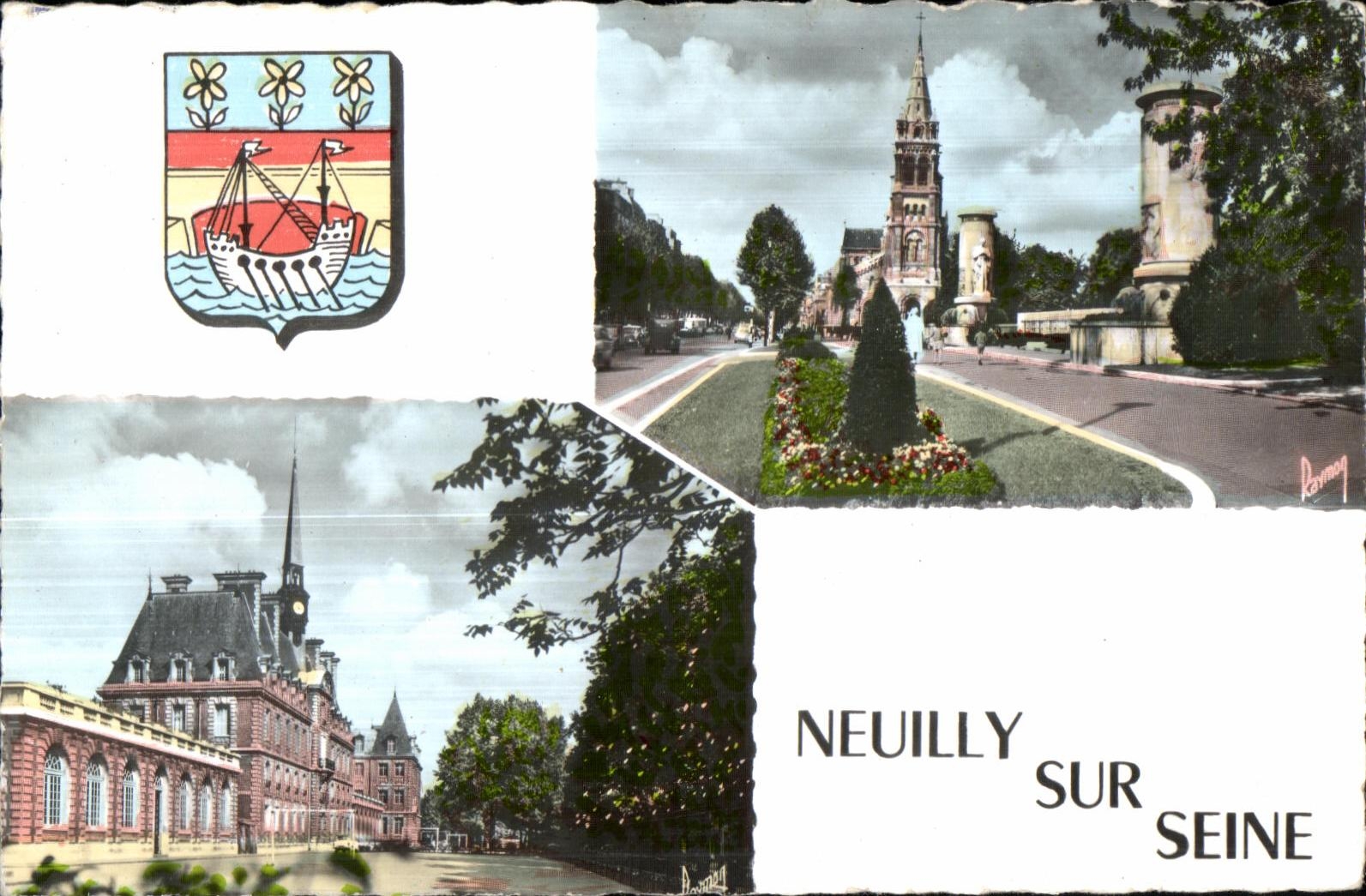 CPSM Neuilly Sur Seine L Eglise