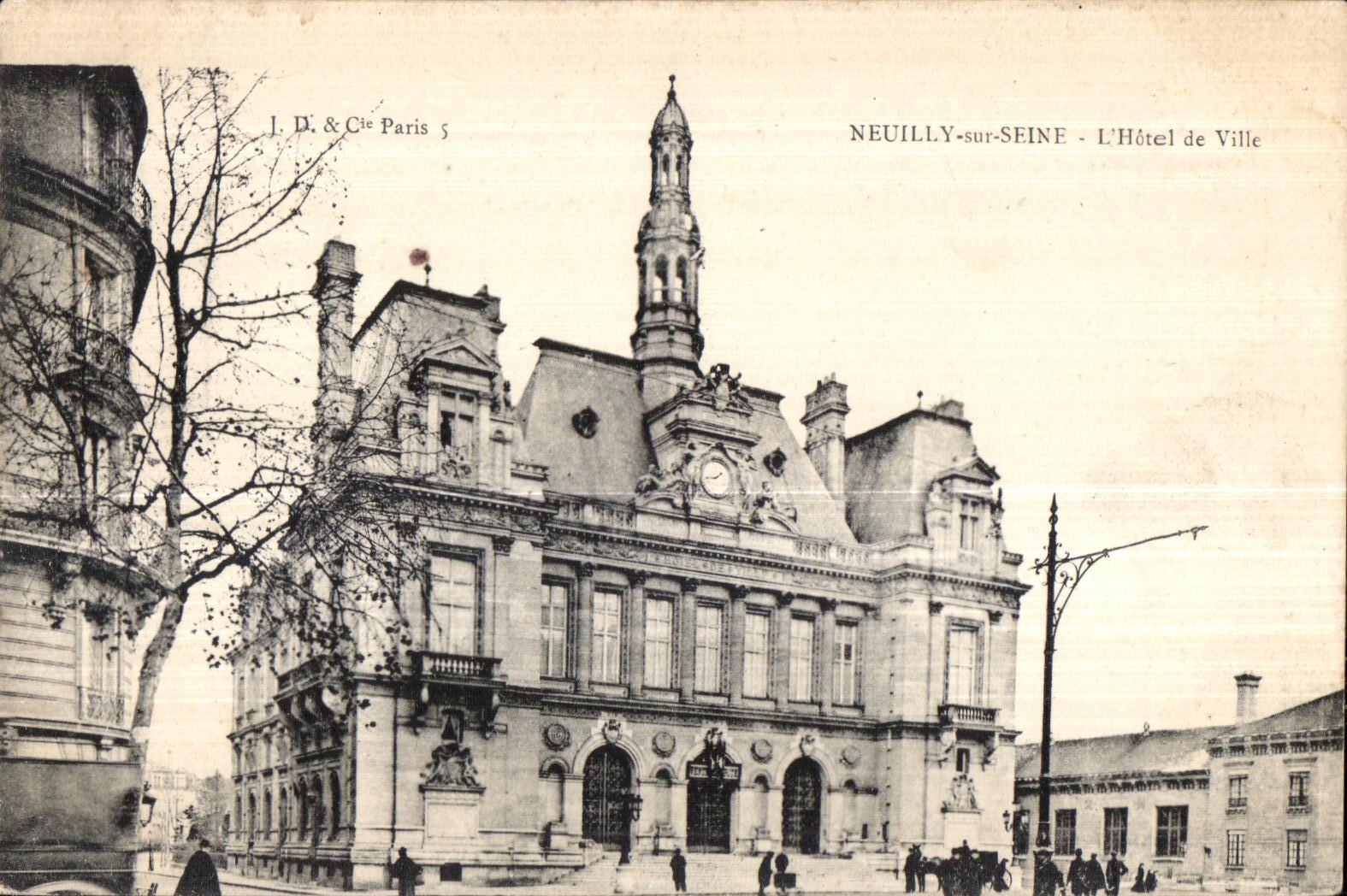 CPA Neuilly sur Seine Town hall