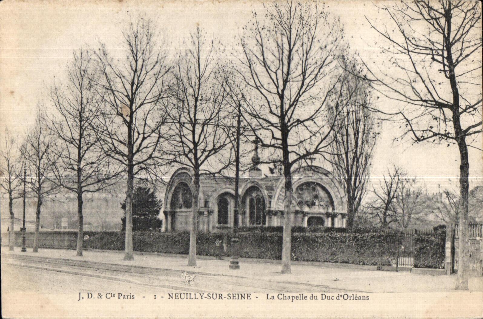 CPA Neuilly Sur Seine La Chapelle du due d Orleans