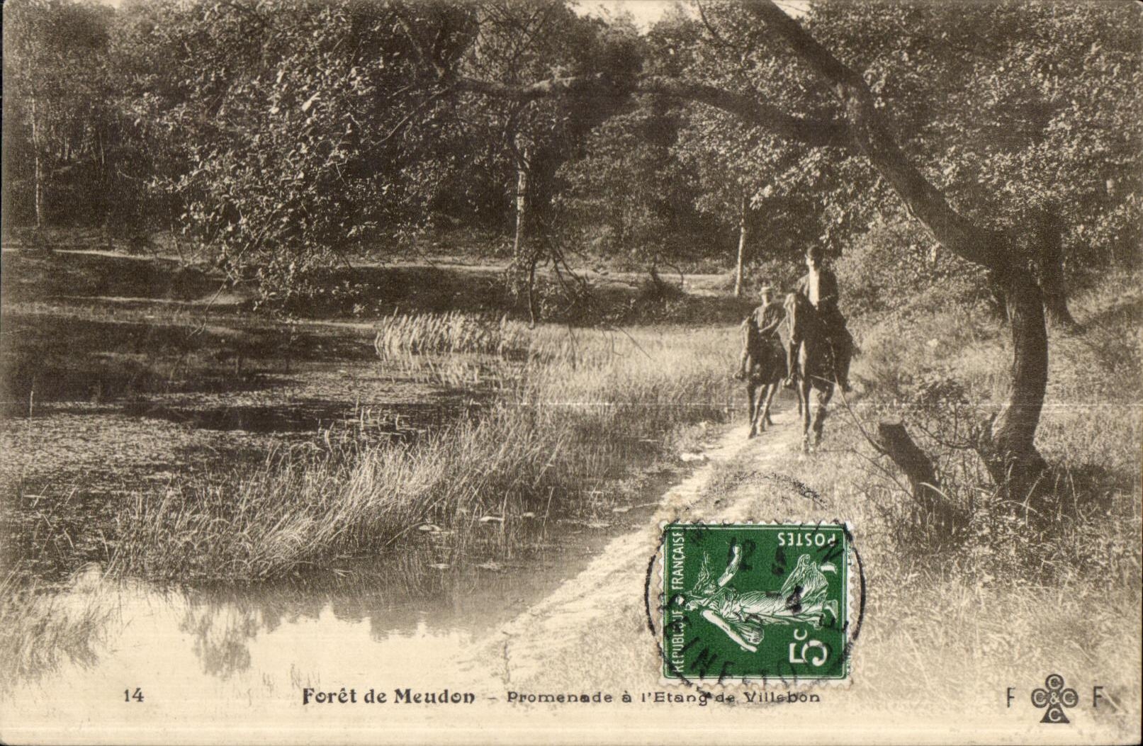 Taladro de CPA de la caminata de Meudon de la charca del caballo del caballo de Villebon