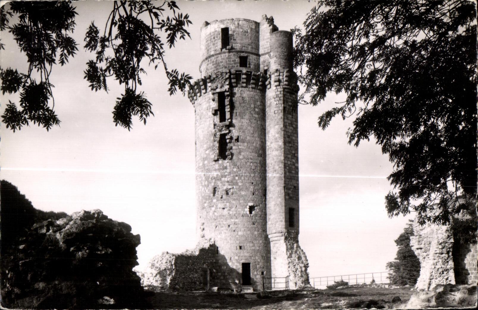 CPA Montlhery (S et O) La tour les ruines d un cheteau editie de Demantele en