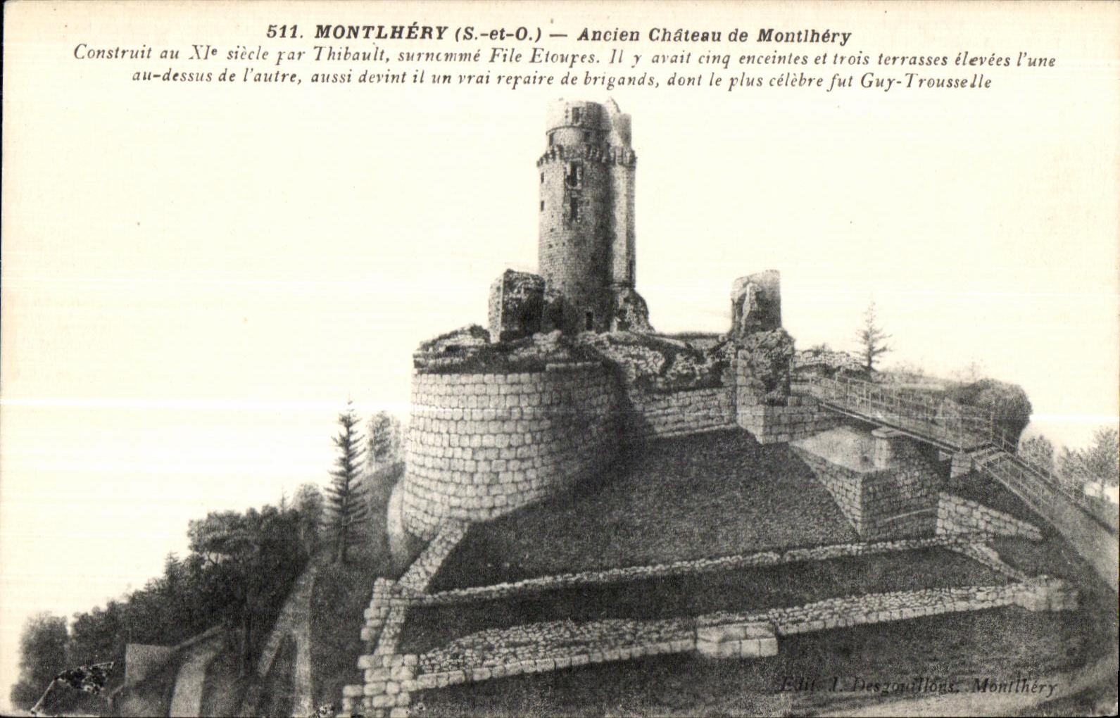 Montlhery - Ancien Chateau Fort - CPA 