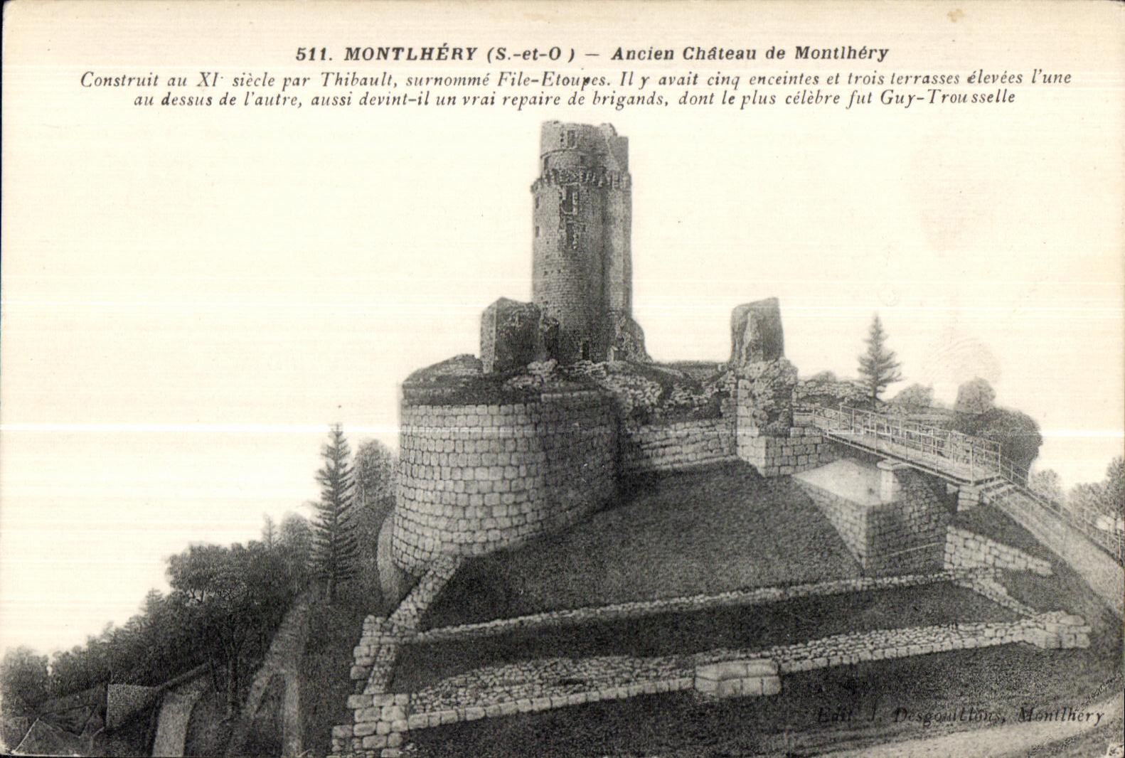 Montlhery - Ancien Chateau - CPA 