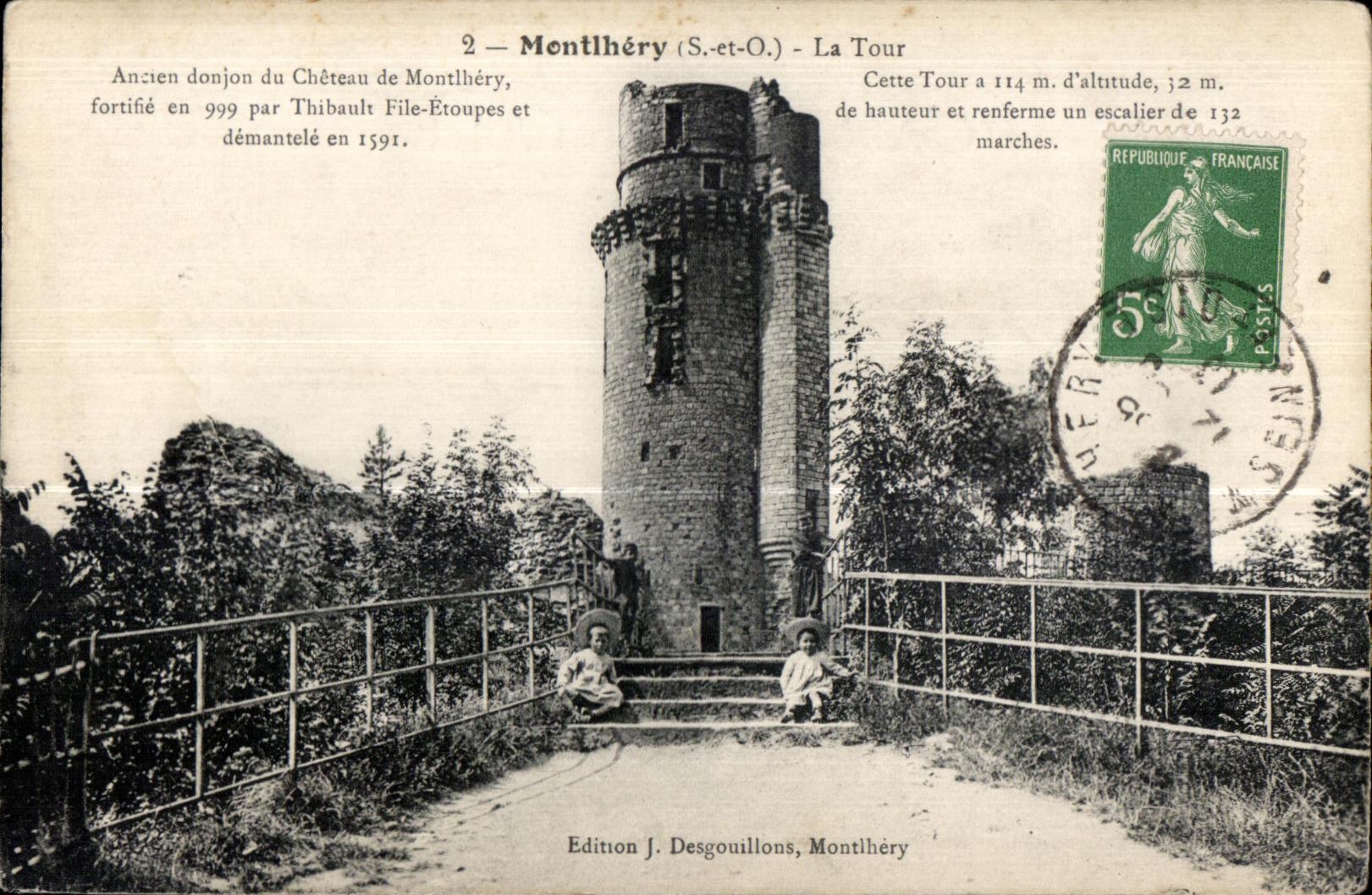 Montlhery - La Tour - Chateau Enfants - CPA