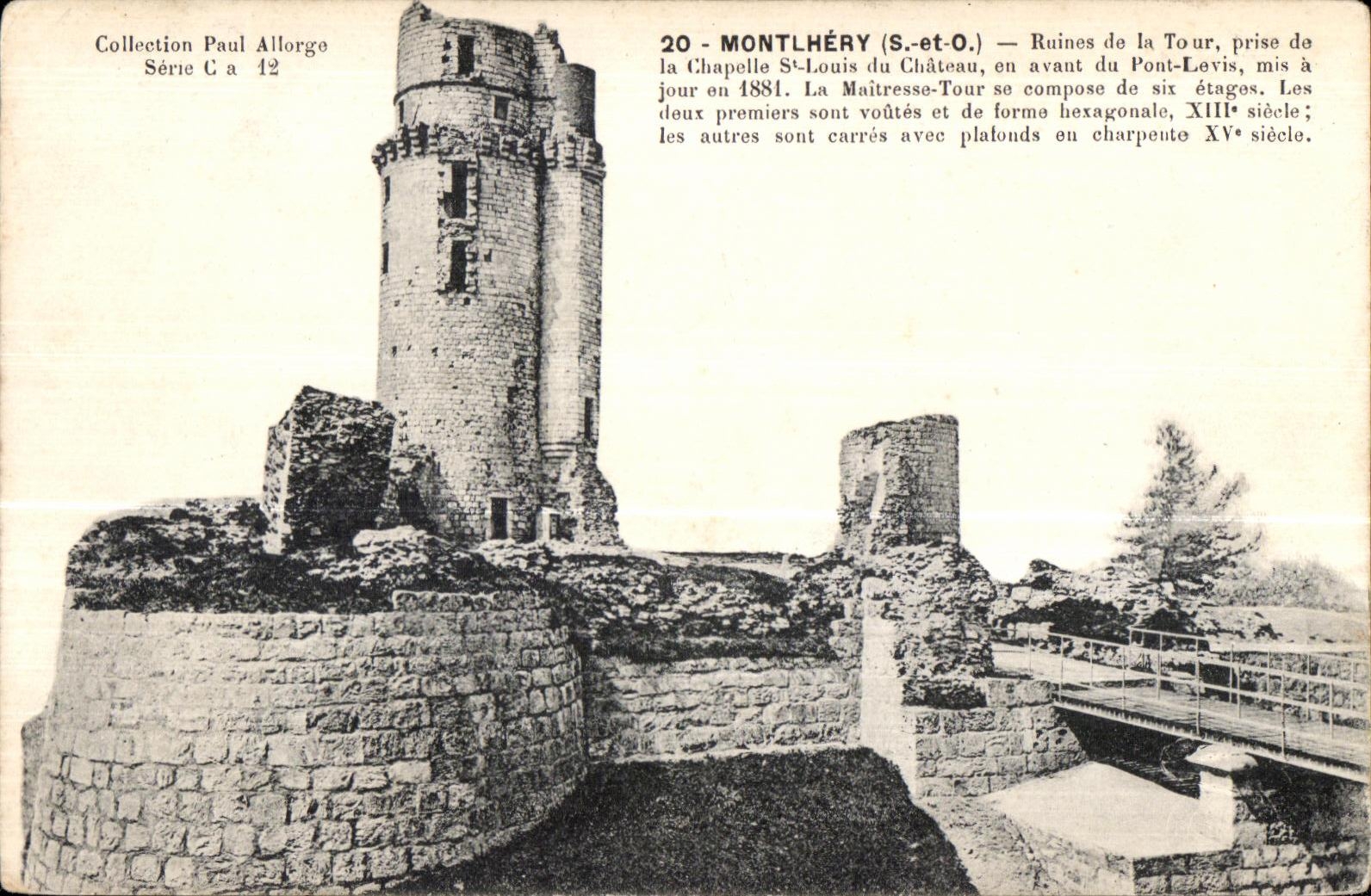 Montlhery - Ruines de la Tour - Chateau - CPA