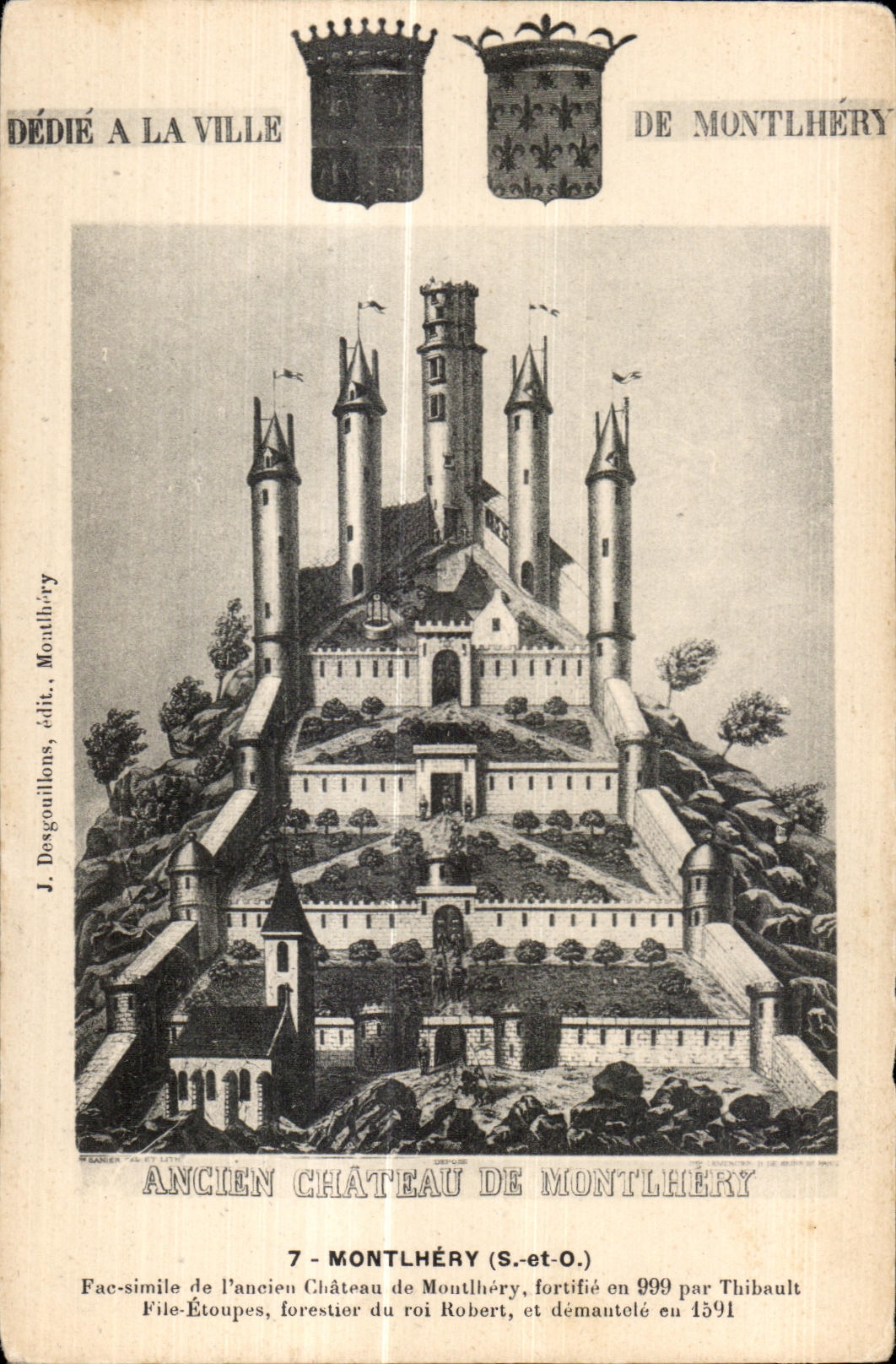 Montlhery - Chateau Fort - CPA 