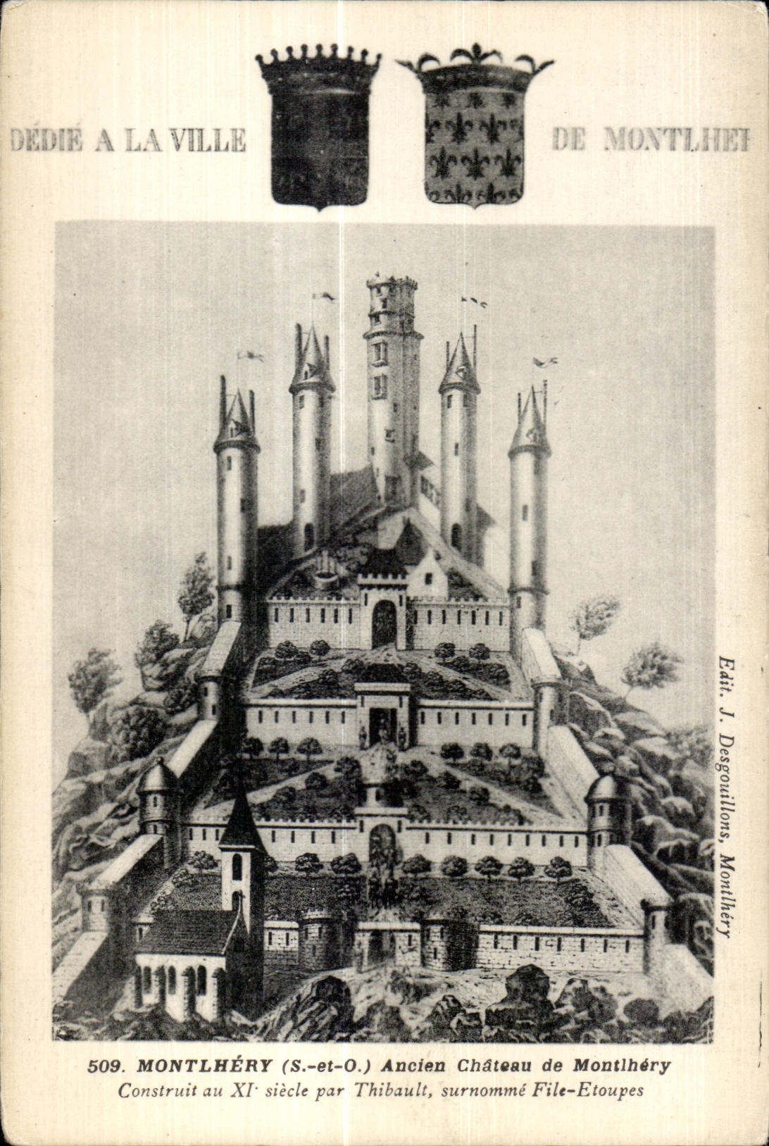 Montlhery - Chateau Fort - CPA 
