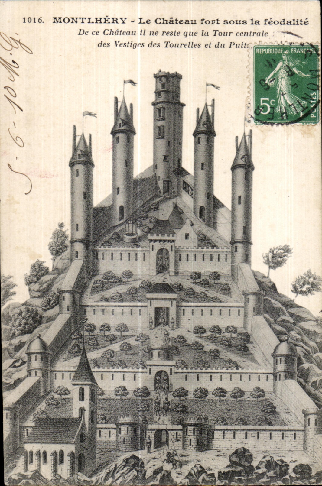Montlhery - Chateau Fort - CPA 