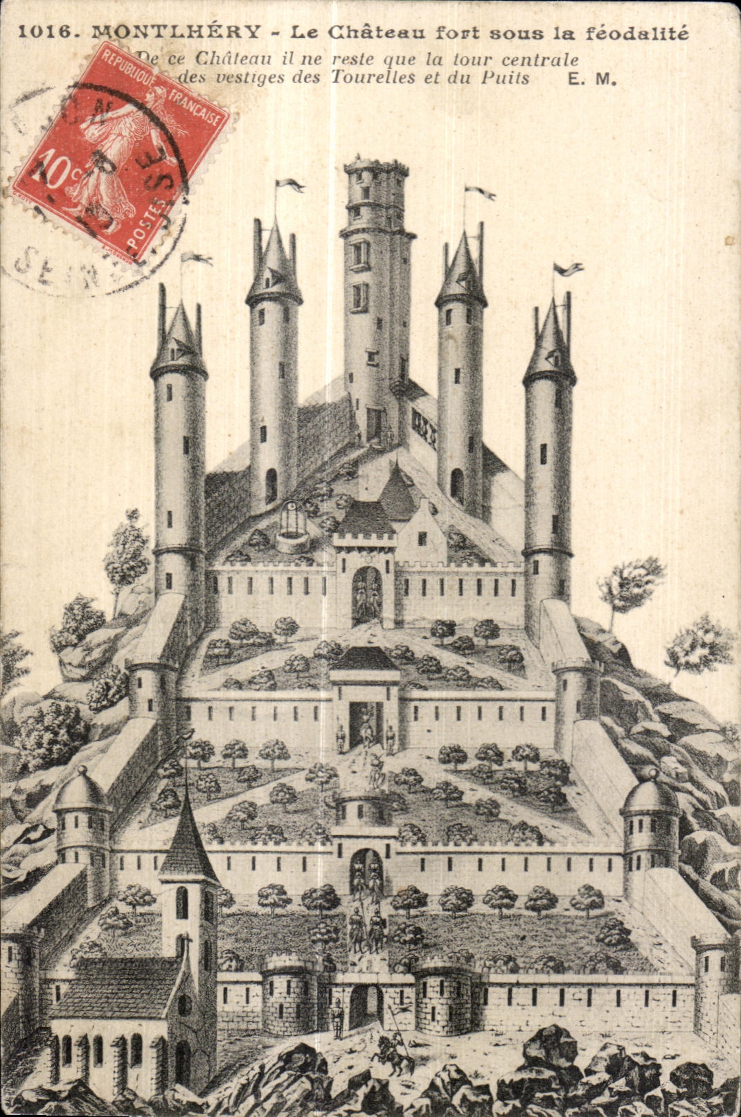Montlhery - Chateau Fort - CPA 