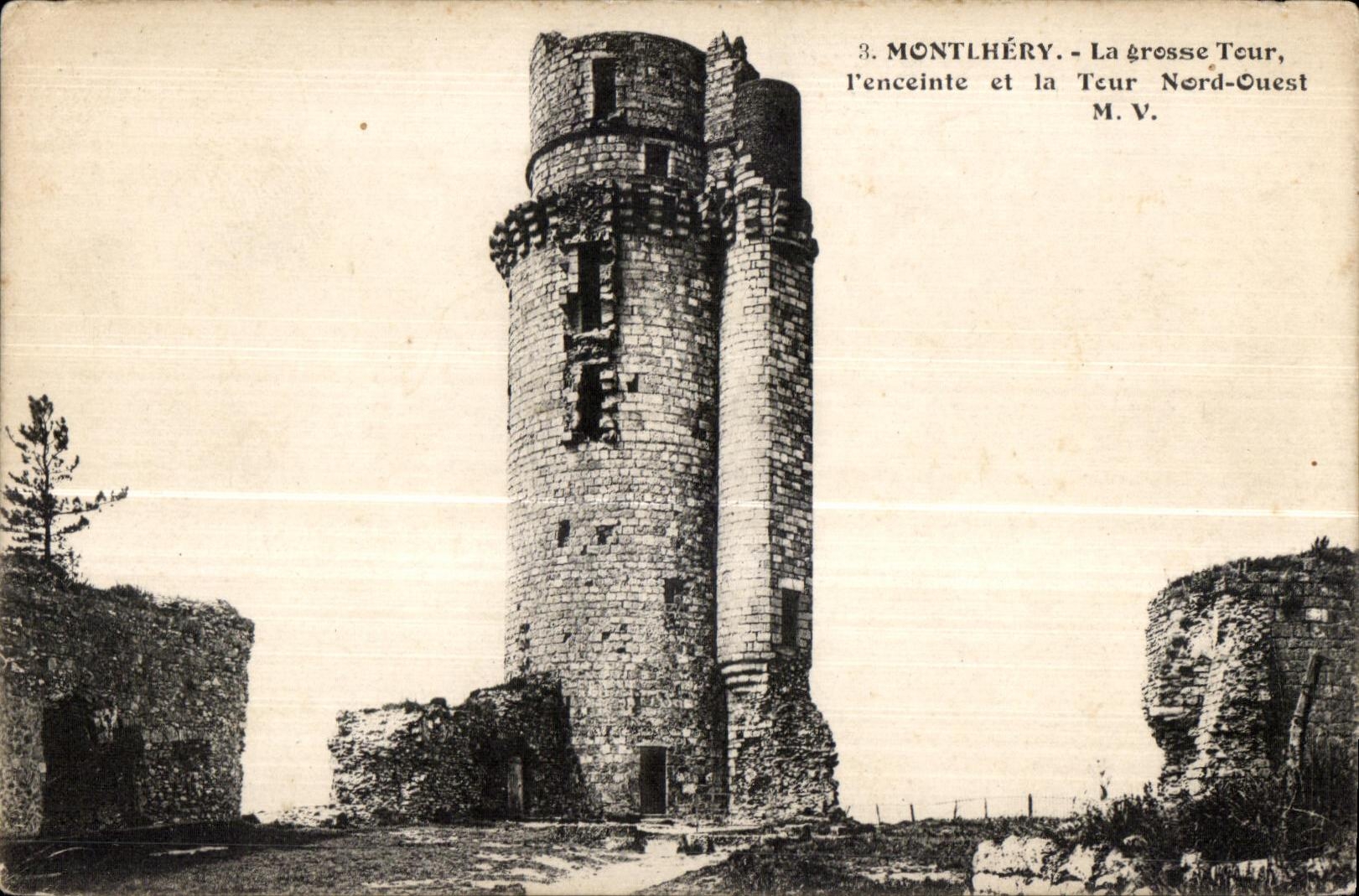 Montlhery - Le Chateau - La Grosse Tour - CPA