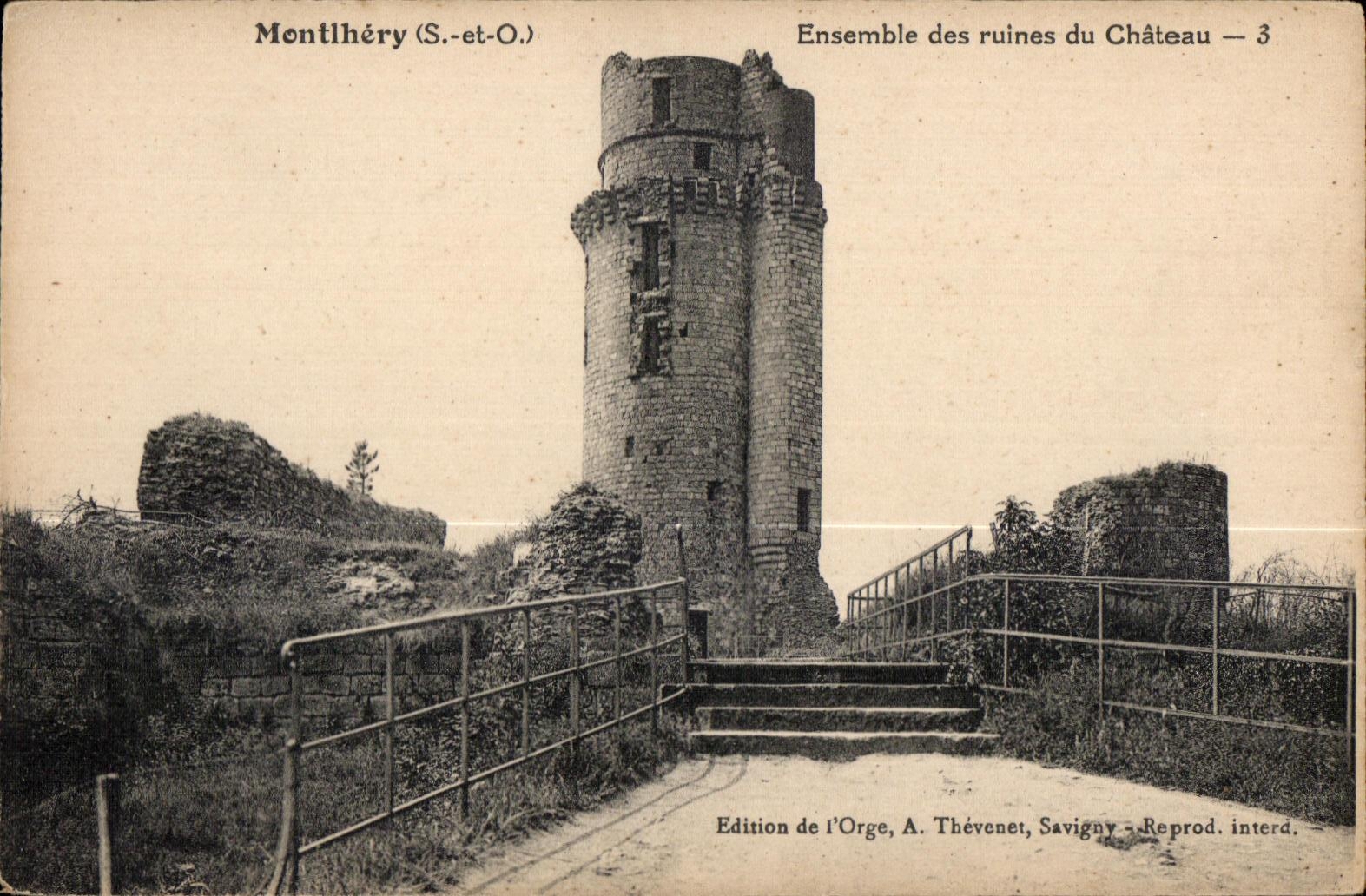 Montlhery - Le Chateau - La Tour - CPA 