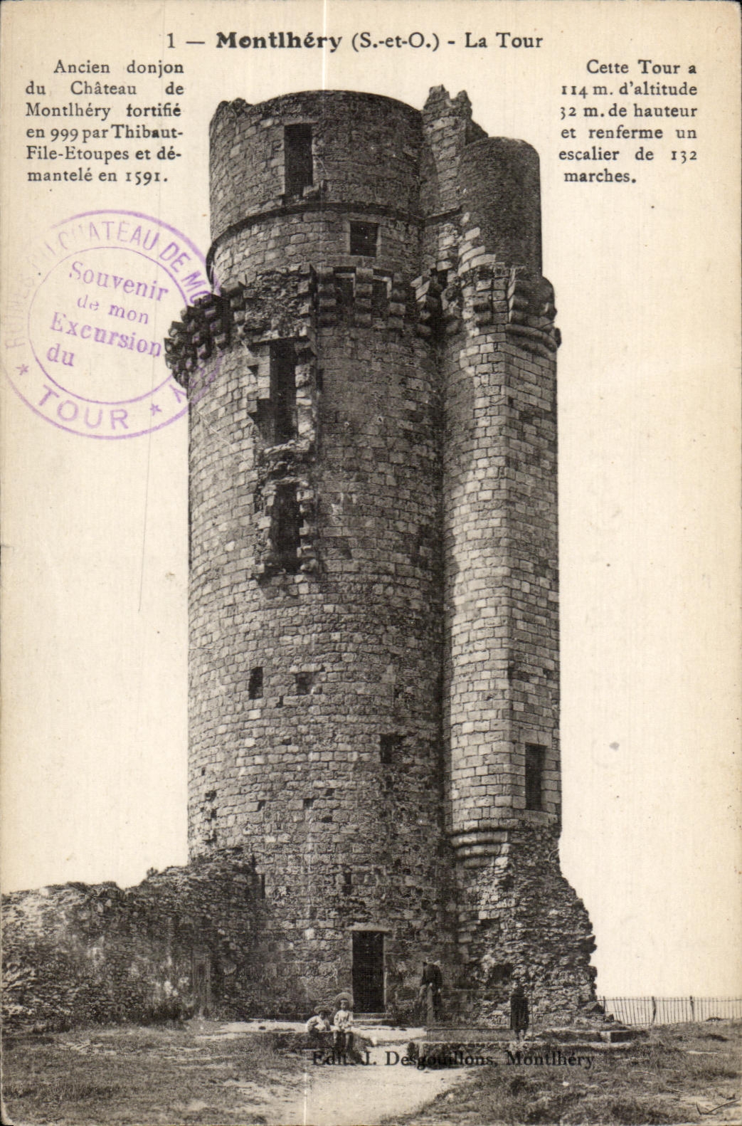 Montlhery - Le Chateau - La Tour - CPA