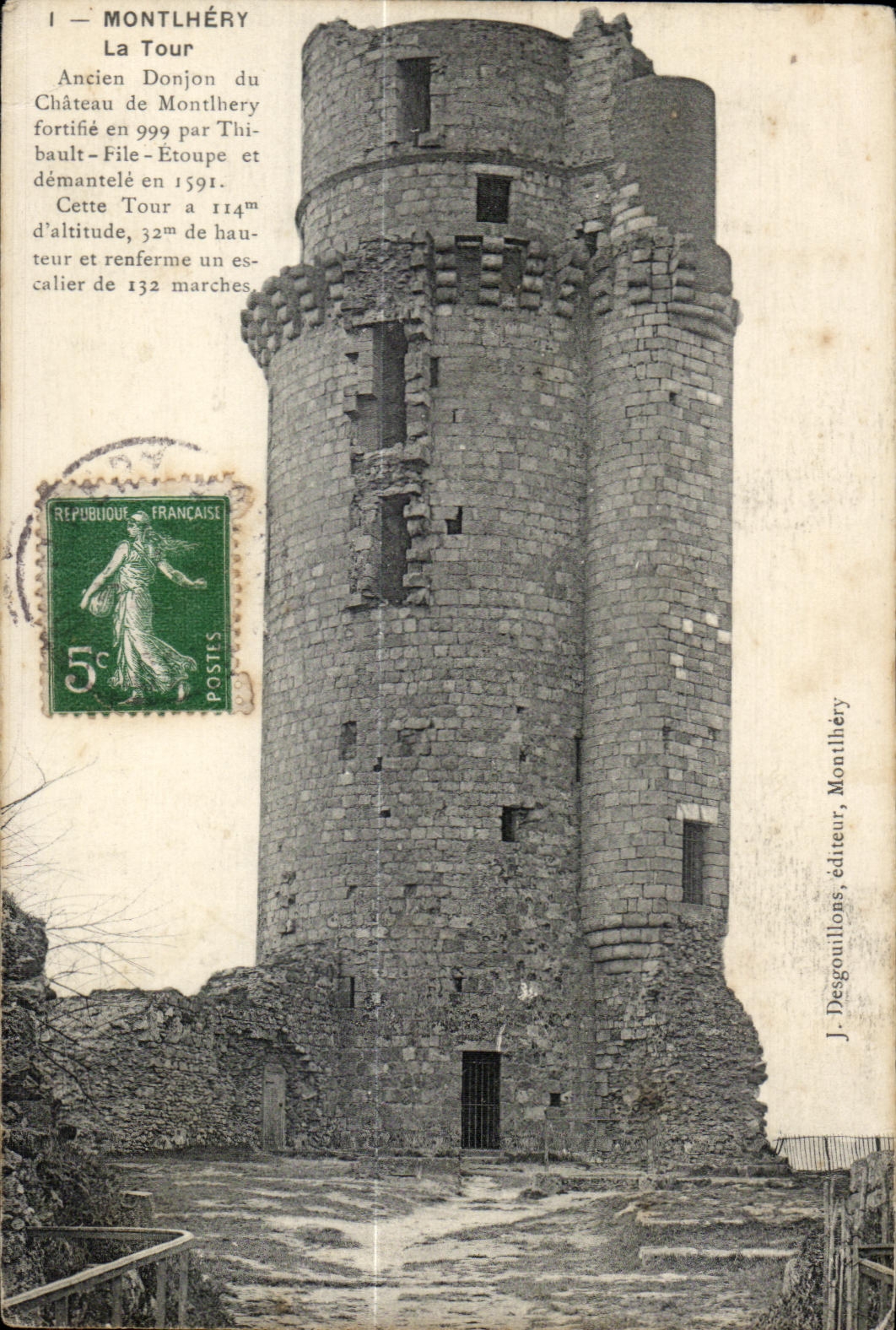 Montlhery - Le Chateau - La Tour - CPA 