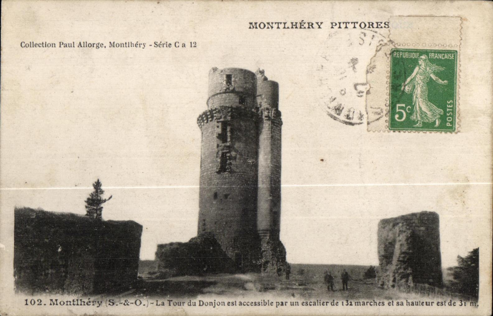 CPA Monthery (S - -O ) Le chateau