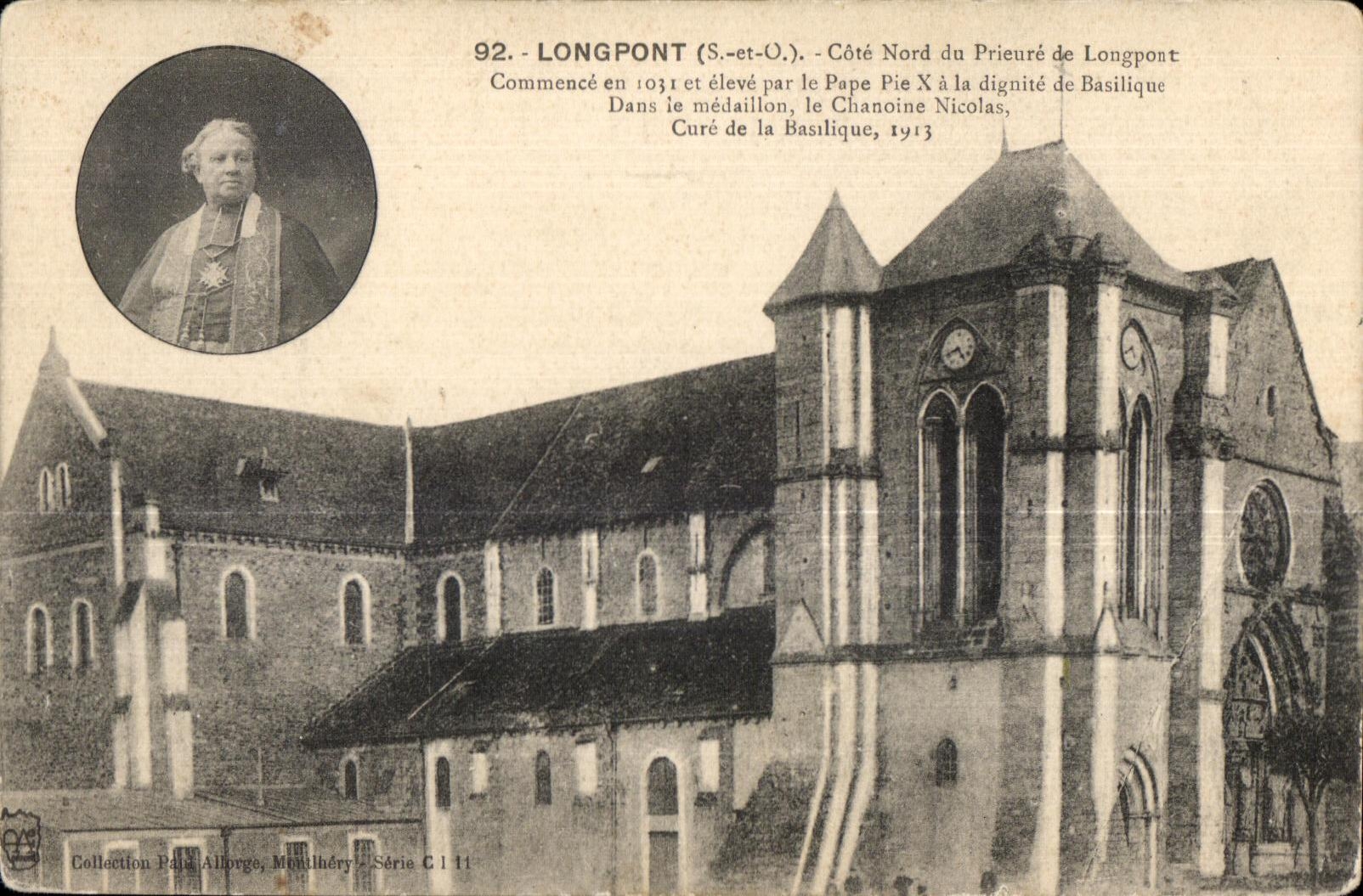 Longpont - Cote Nord du Prieure de Longpont - CPA 