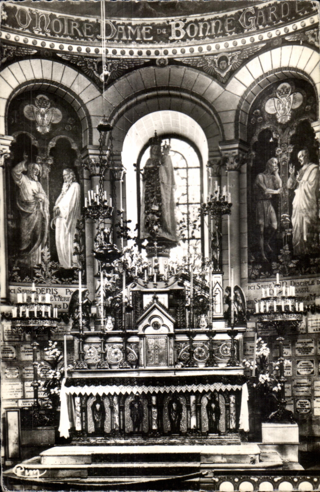 Longpont - La Basilique - Le Choeur - CPA 