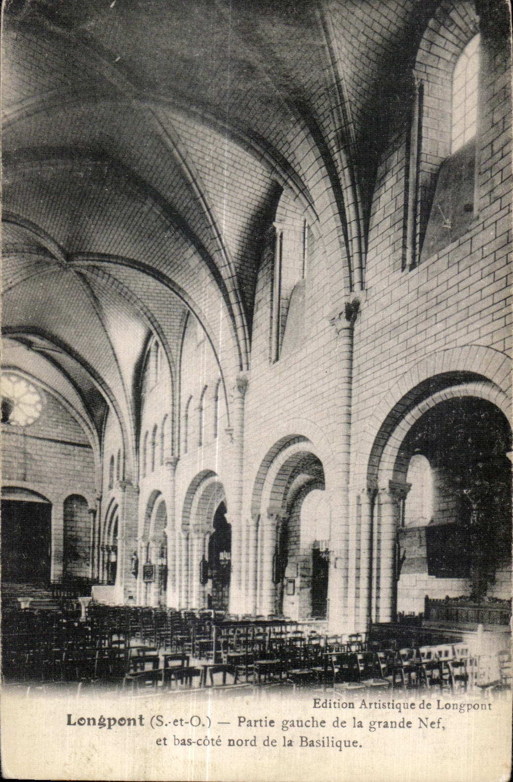Longpont - La Grande Nef - CPA 