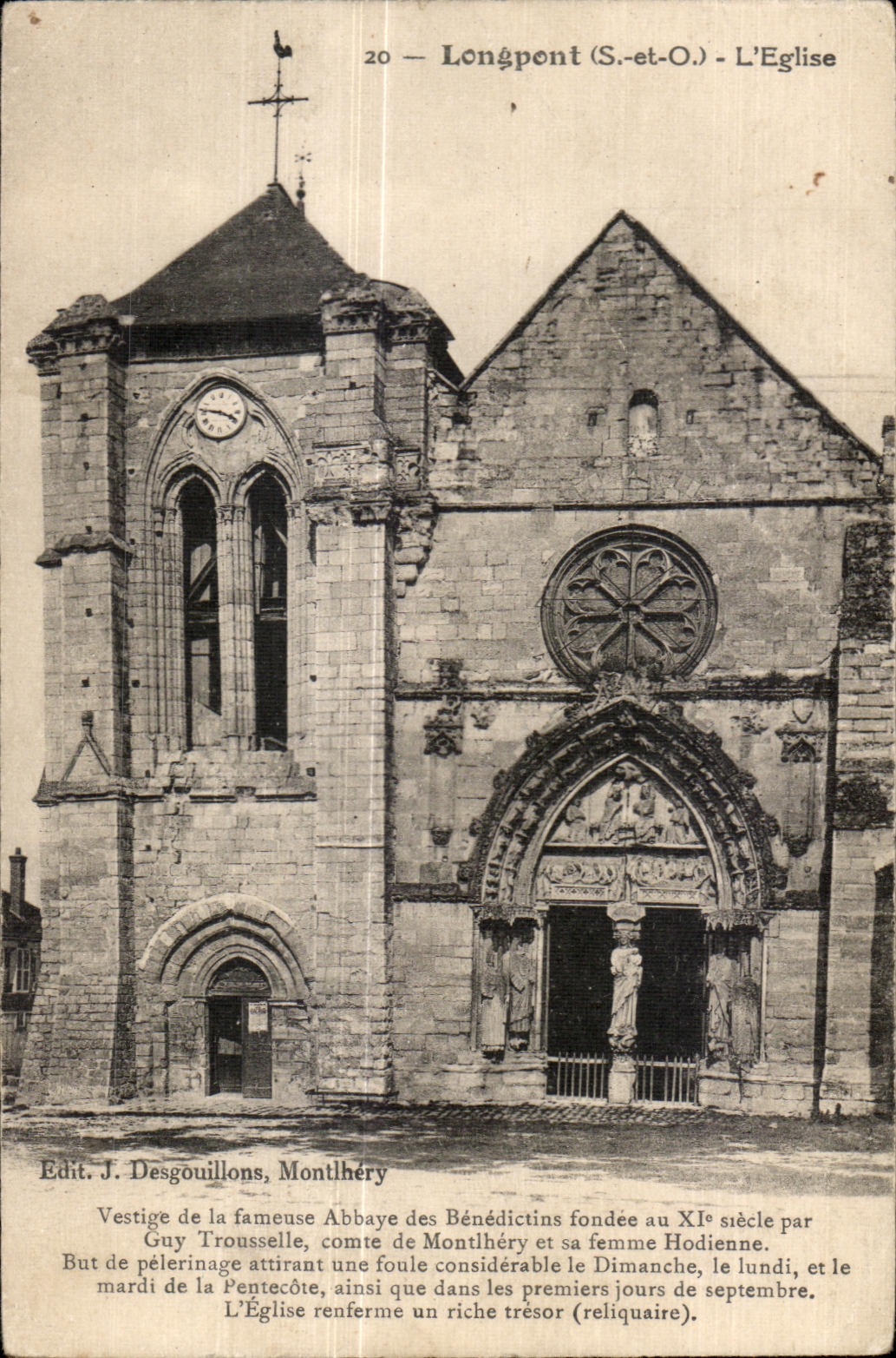 Longpont - L Eglise - CPA 
