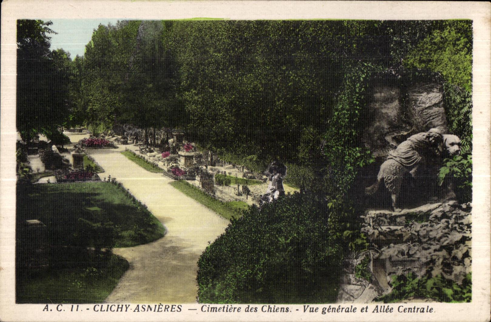 Clichy Asnieres - Cimetiere des Chiens - CPA