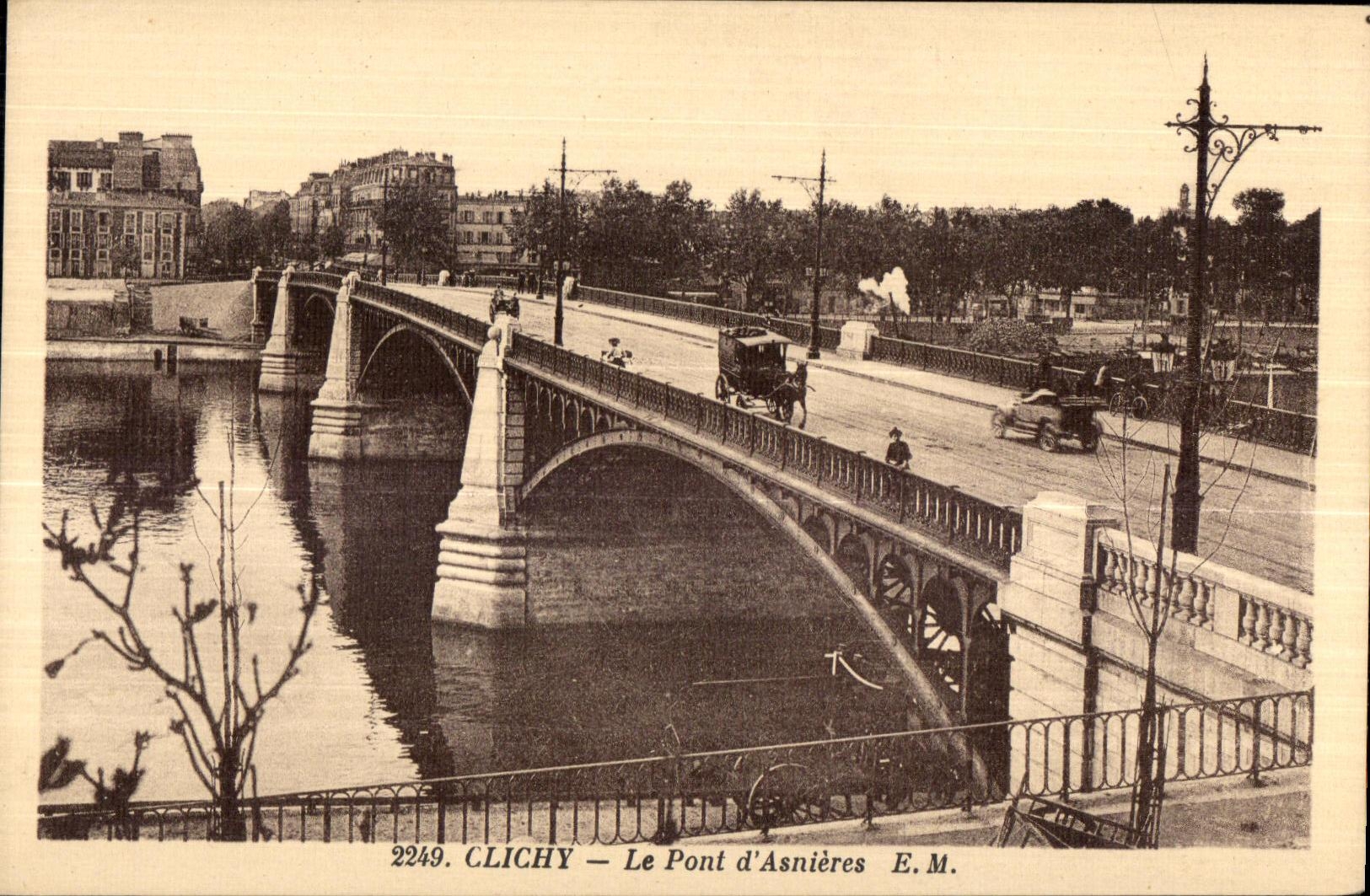 Clichy Asnieres - Le Pont d Asnieres - CPA