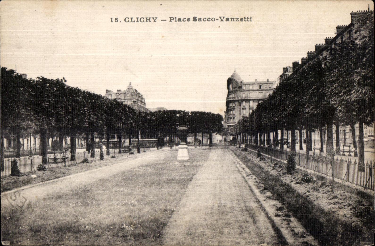 Clichy - Place Sacco Venzetti - CPA